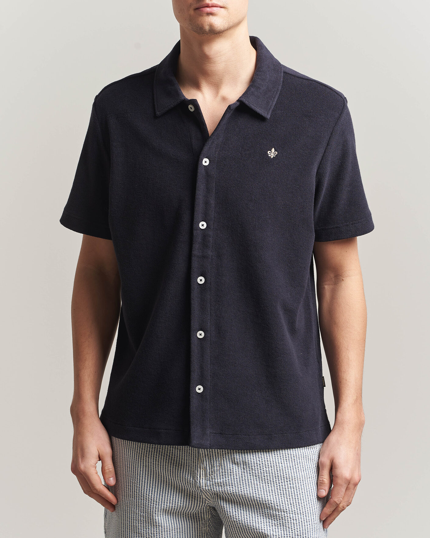 Hombres | Polos | Morris | Lily Terry Shirt Navy