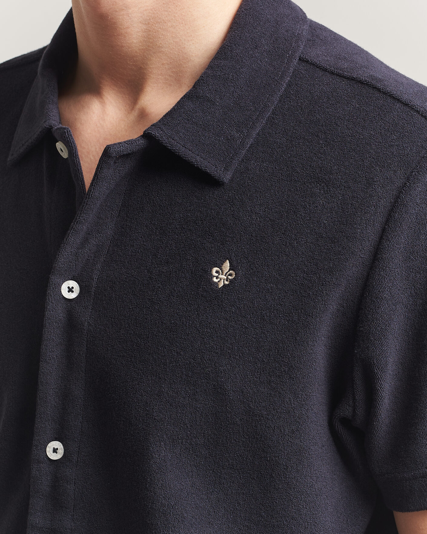 Hombres | Polos | Morris | Lily Terry Shirt Navy