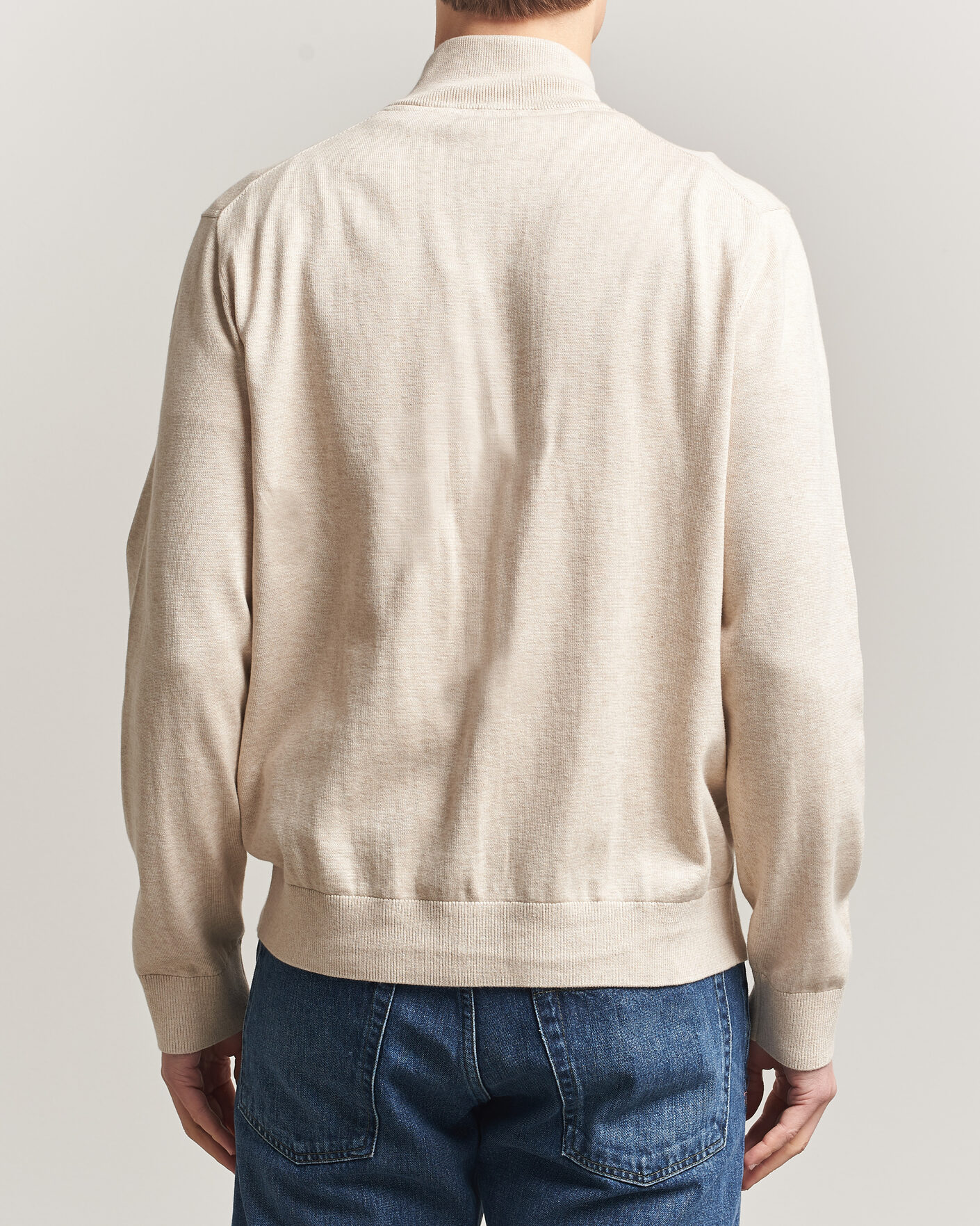 Hombres | Jerséis y prendas de punto | Morris | Riley Zip Cardigan Khaki