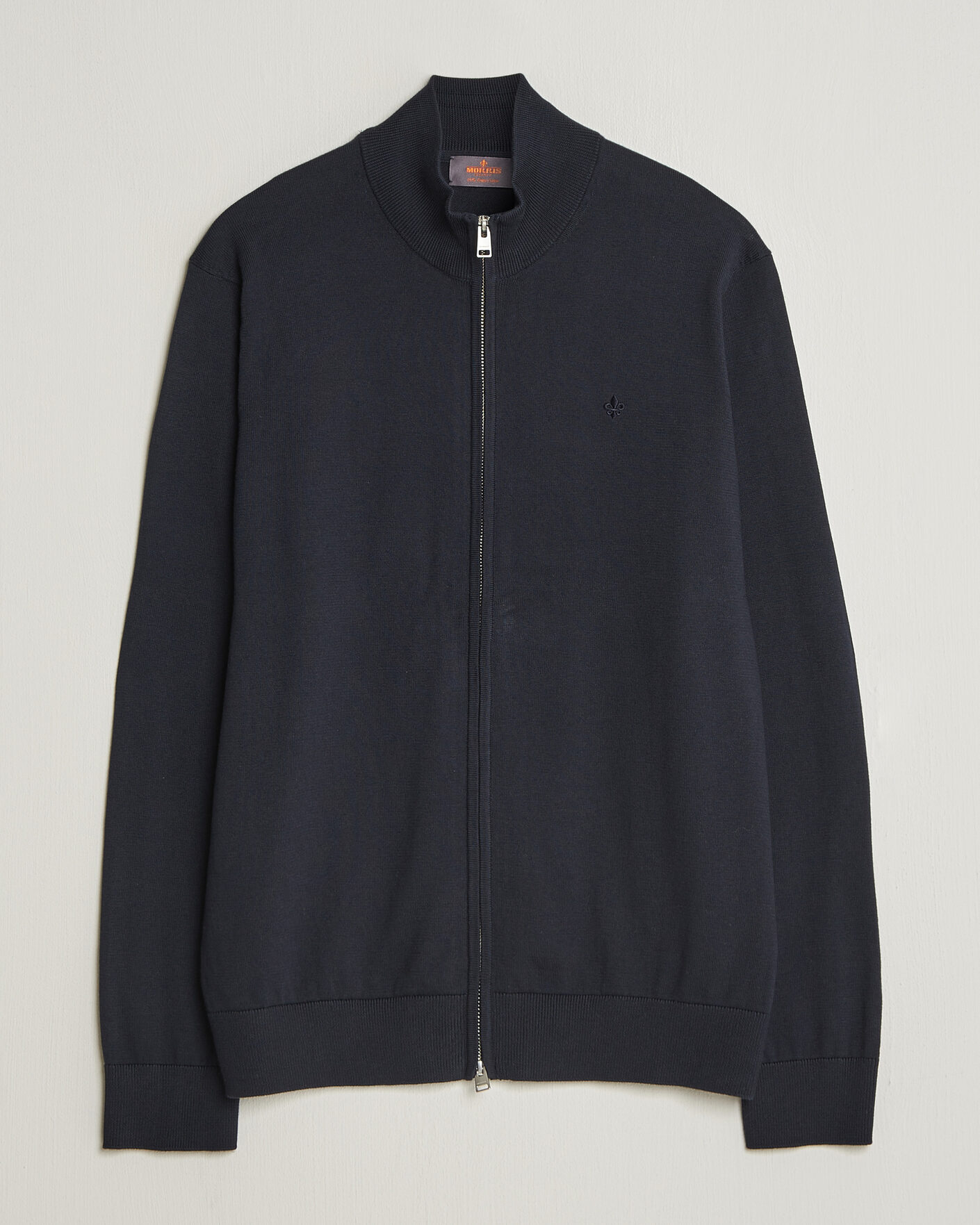 Hombres | Jerséis y prendas de punto | Morris | Riley Zip Cardigan Navy