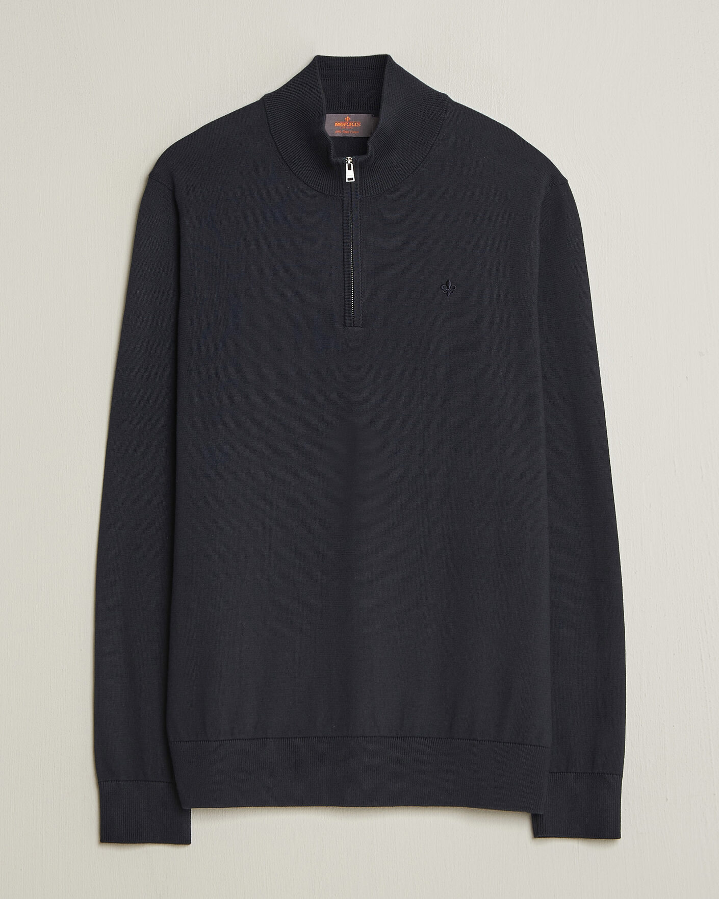 Hombres | Jerséis y prendas de punto | Morris | Riley Half-Zip Navy