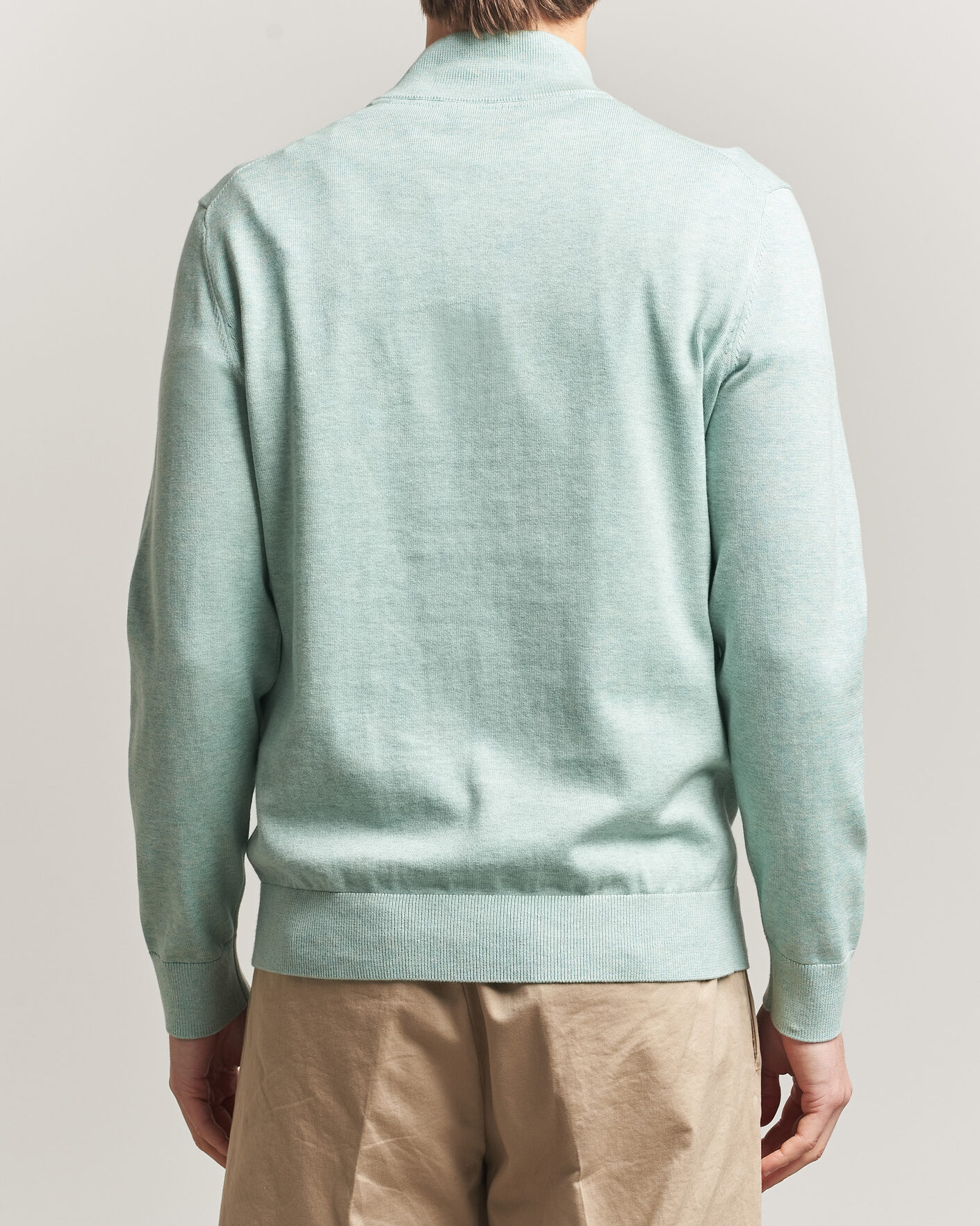Hombres | Jerséis y prendas de punto | Morris | Riley Half-Zip Green