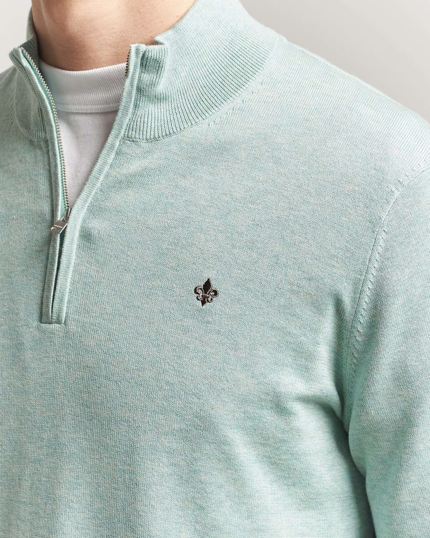 Hombres | Jerséis y prendas de punto | Morris | Riley Half-Zip Green