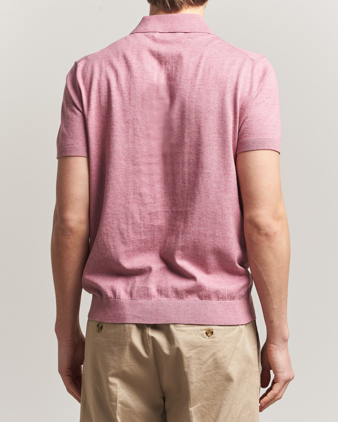 Hombres | Polos | Morris | Riley Short Sleeve Polo Pink