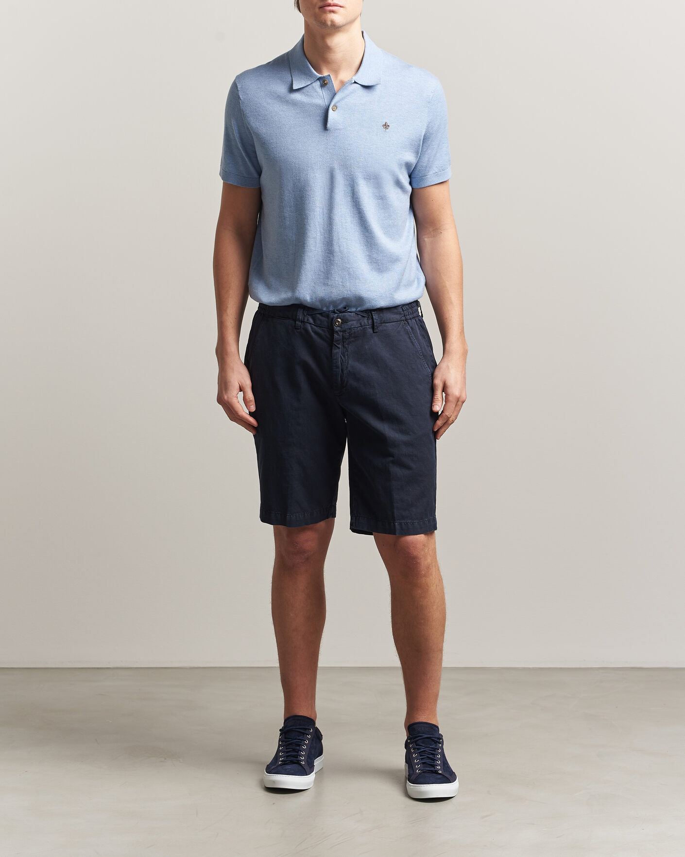 Hombres | Polos | Morris | Riley Short Sleeve Polo Light Blue