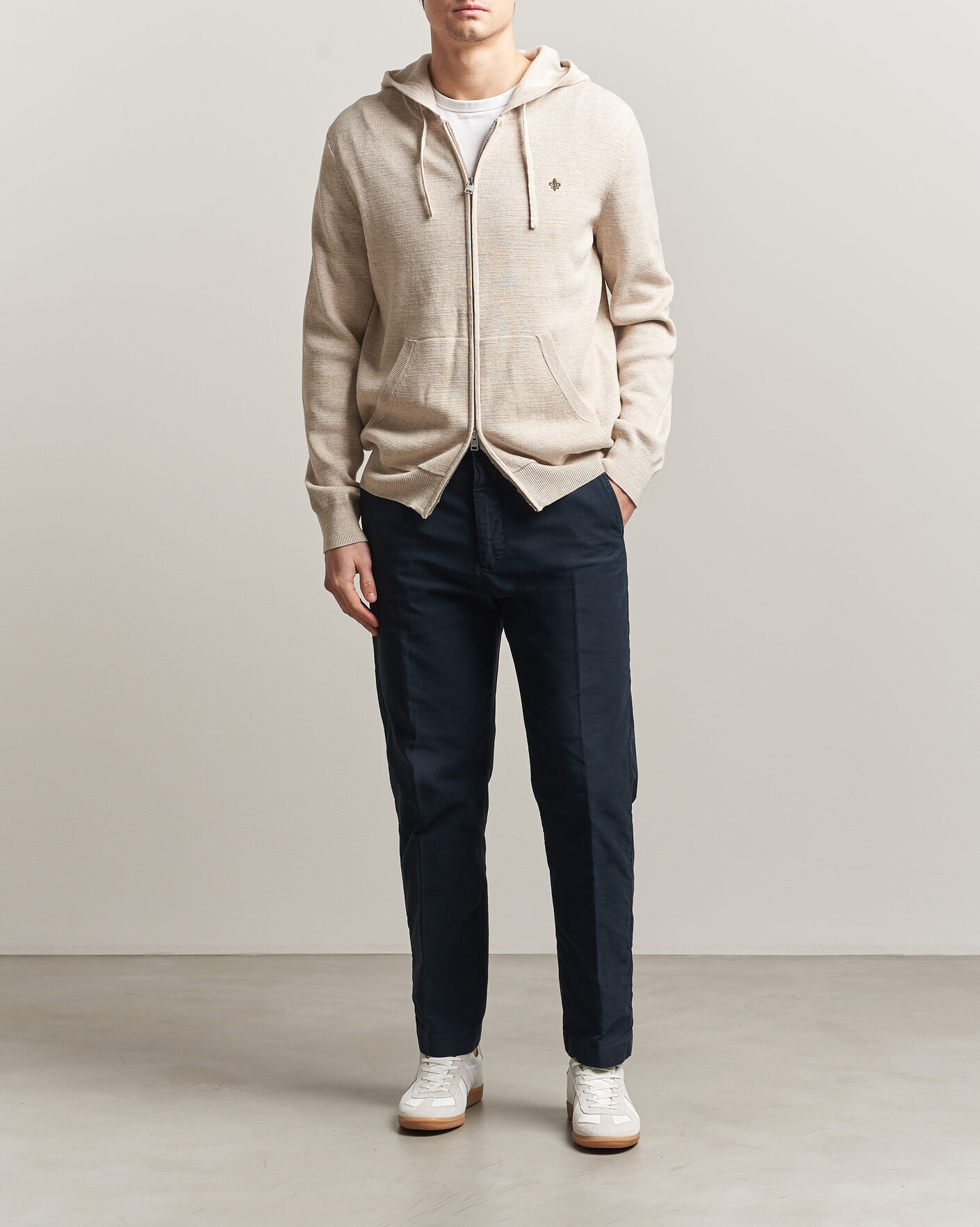 Hombres | Jerséis y prendas de punto | Morris | Randall Full-Zip Hoodie Khaki