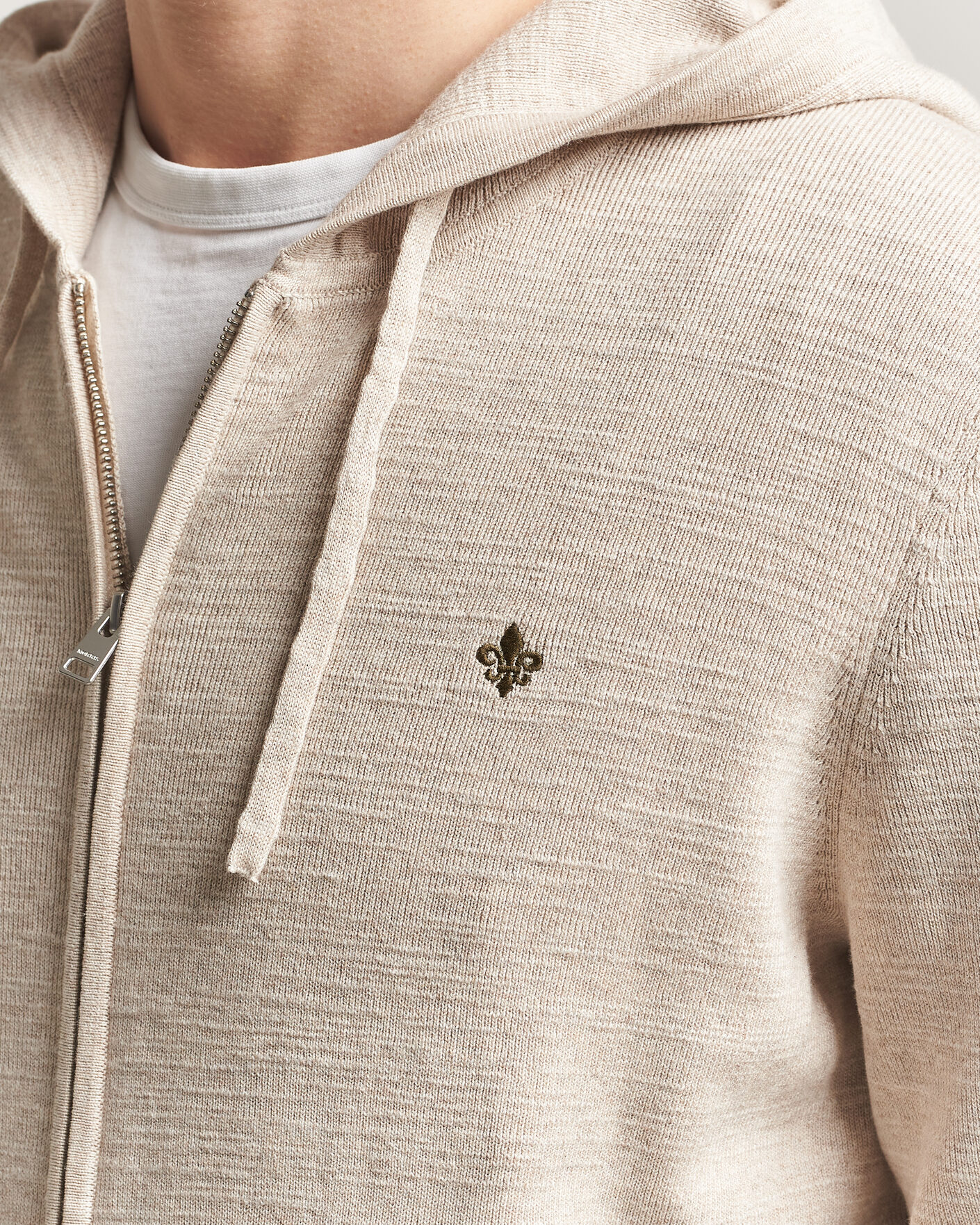 Hombres | Jerséis y prendas de punto | Morris | Randall Full-Zip Hoodie Khaki