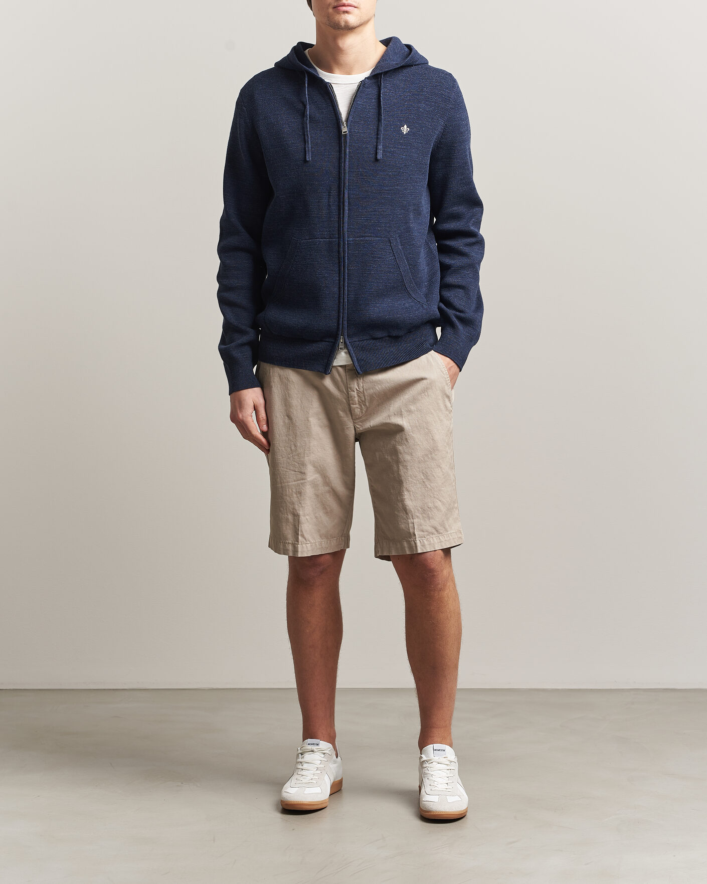Hombres | Jerséis y prendas de punto | Morris | Randall Full-Zip Hoodie Navy