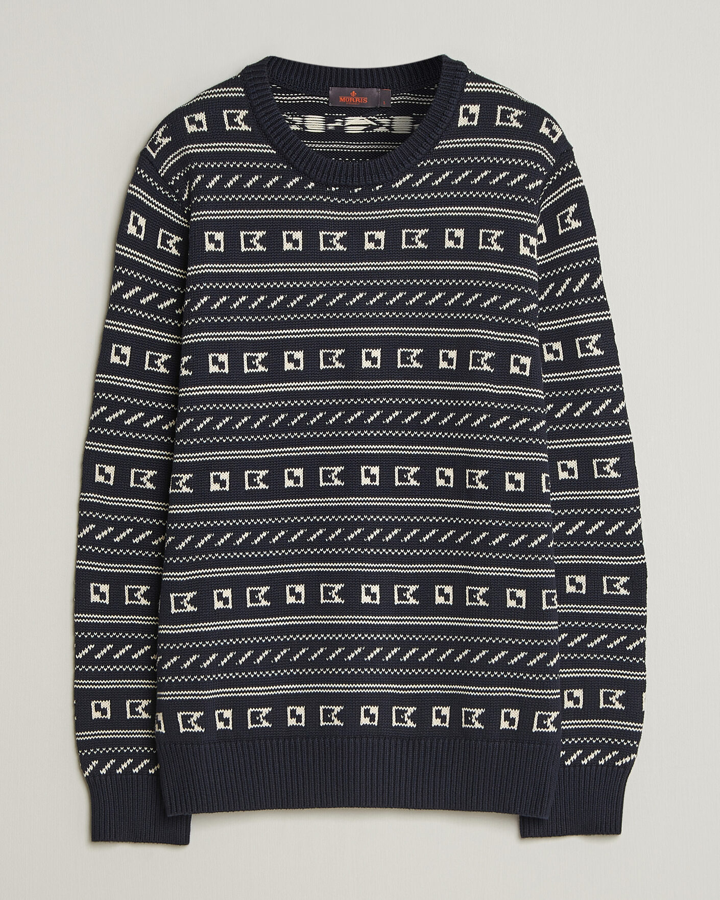 Hombres | Jerséis y prendas de punto | Morris | Barrington Oneck Navy