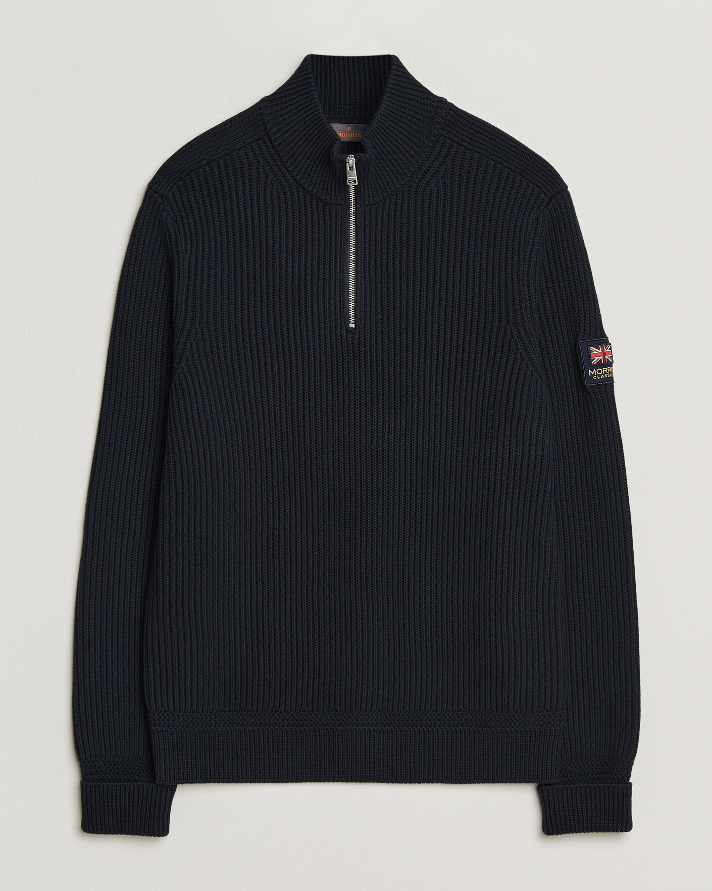 Hombres | Jerséis y prendas de punto | Morris | Brenton Half-Zip Navy