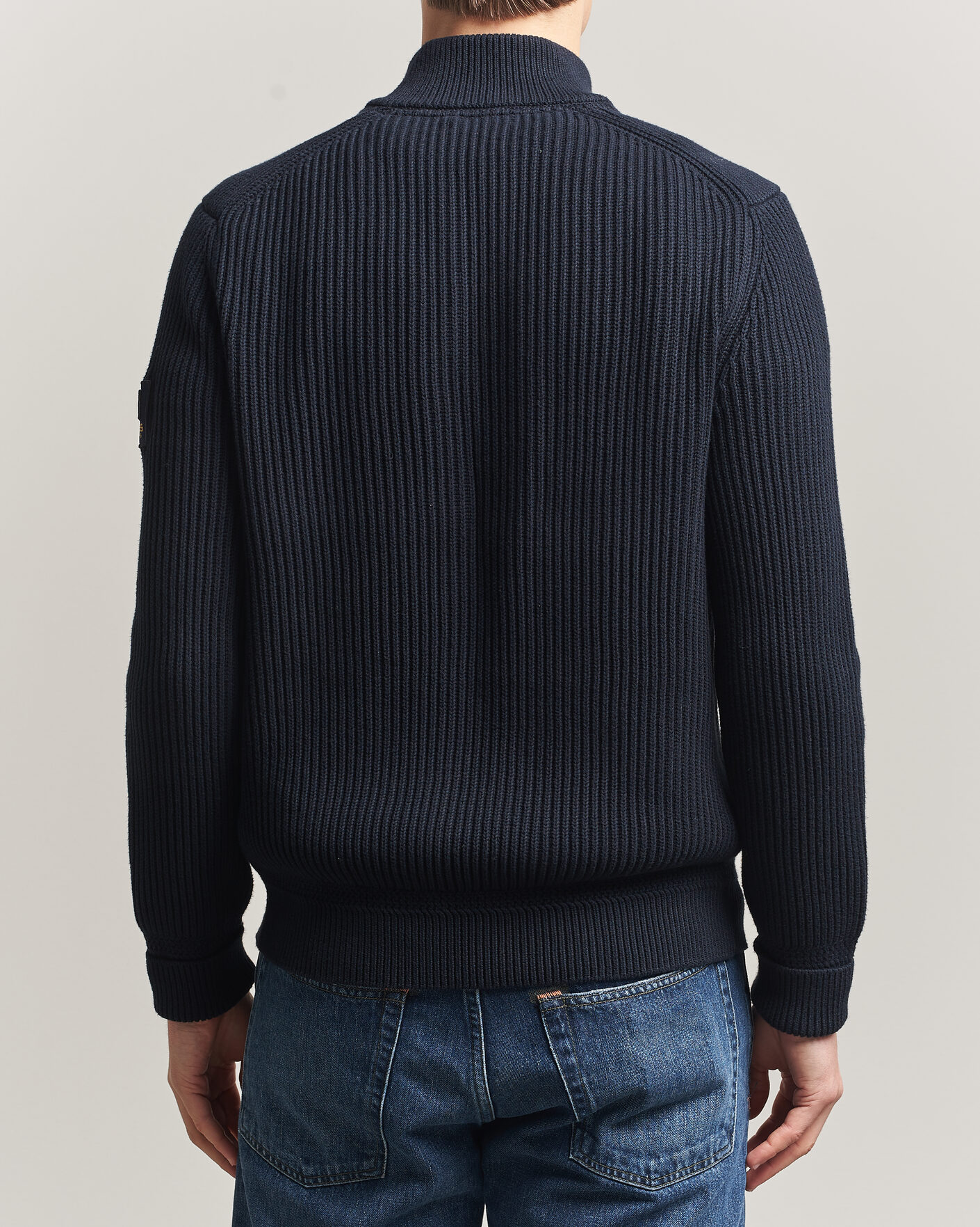 Hombres | Jerséis y prendas de punto | Morris | Brenton Half-Zip Navy