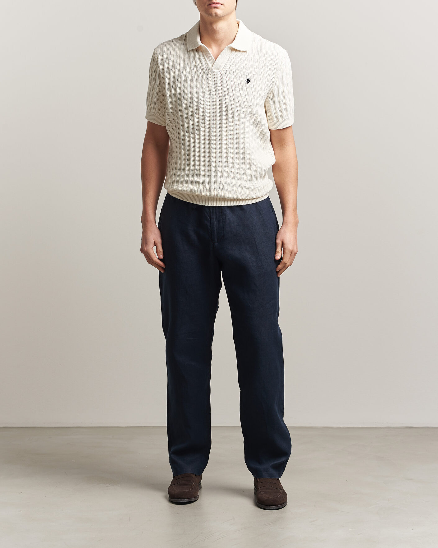 Hombres | Polos | Morris | Baldwin Resort Polo Off White
