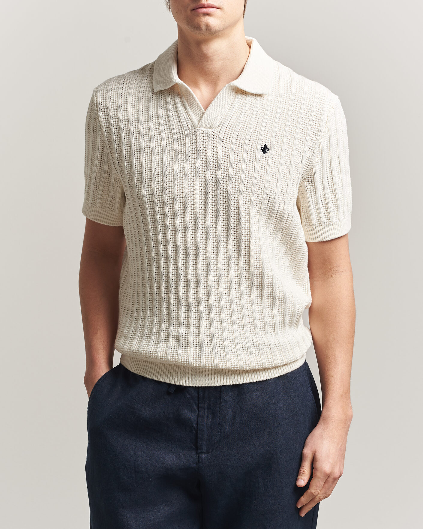 Hombres | Polos | Morris | Baldwin Resort Polo Off White