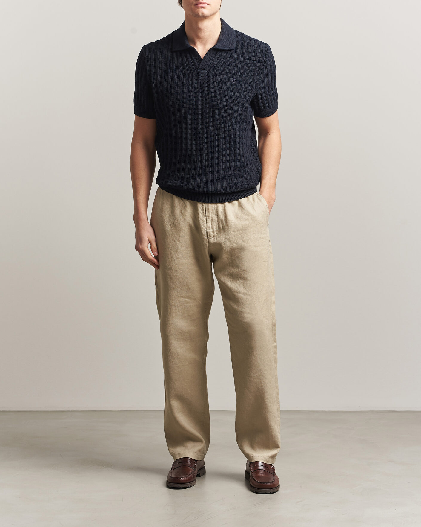 Hombres | Polos | Morris | Baldwin Resort Polo Navy
