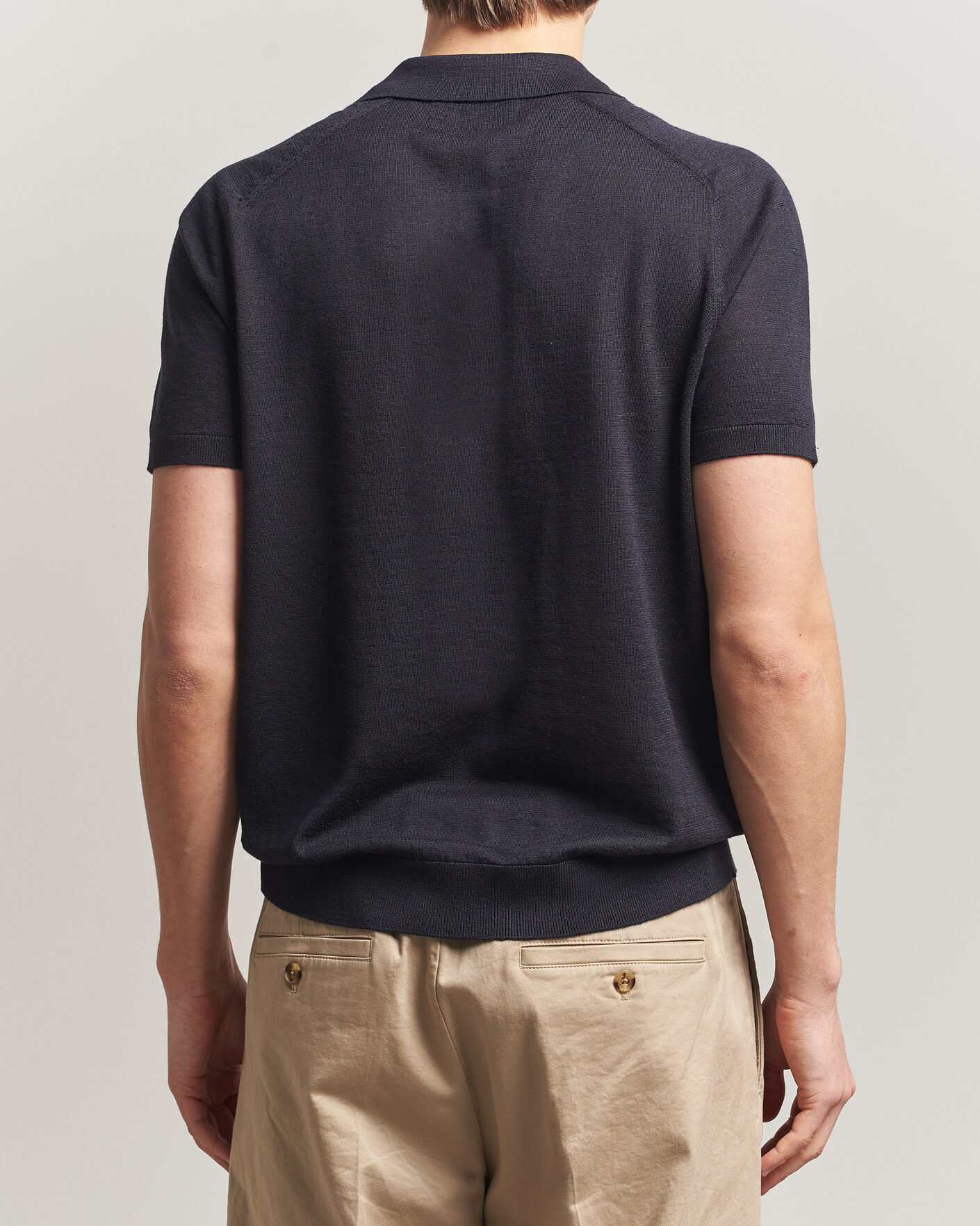 Hombres | Polos | Morris | Colin Short Sleeve Polo Shirt Navy