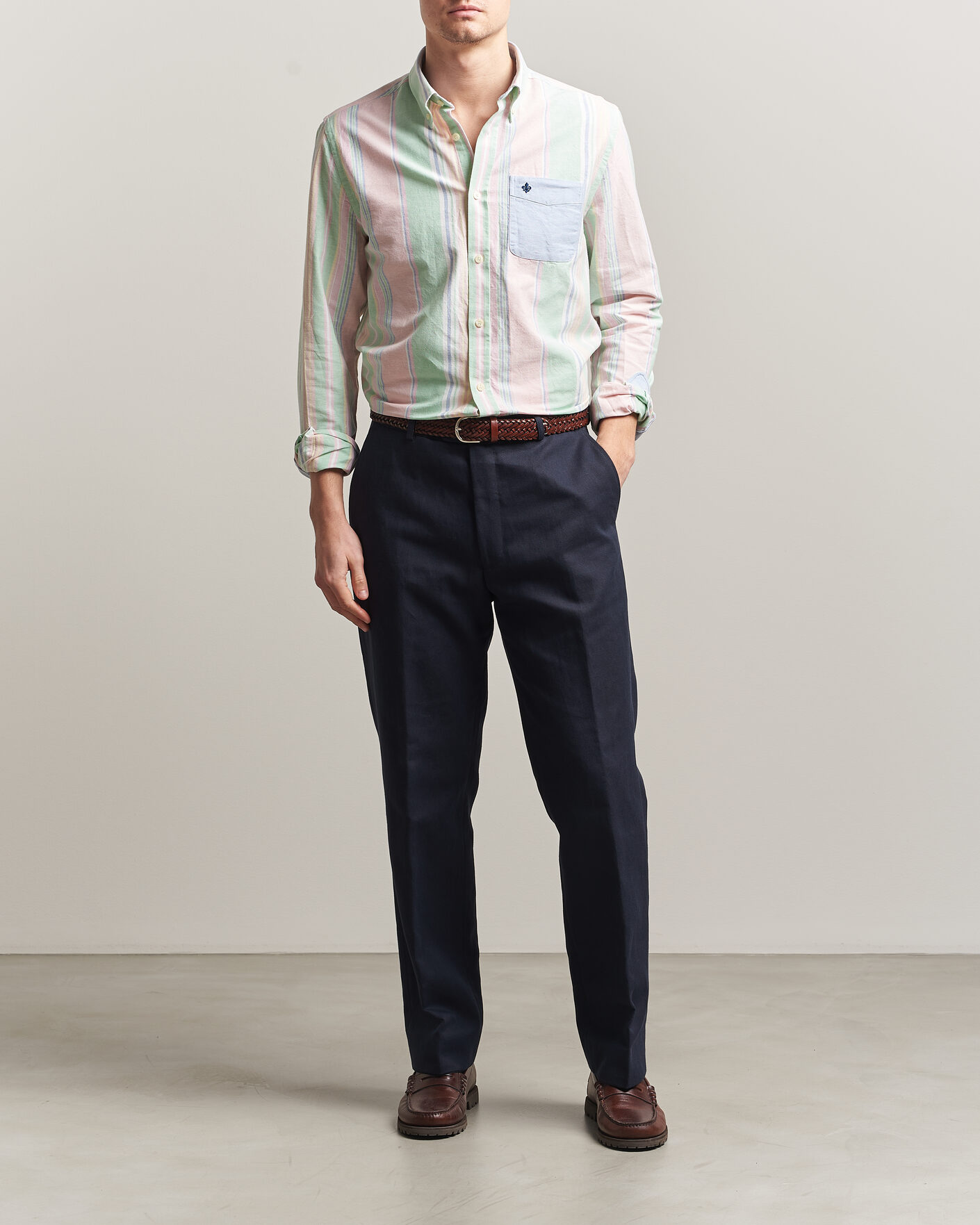 Hombres | Camisas | Morris | Happy Oxford Shirt Multi