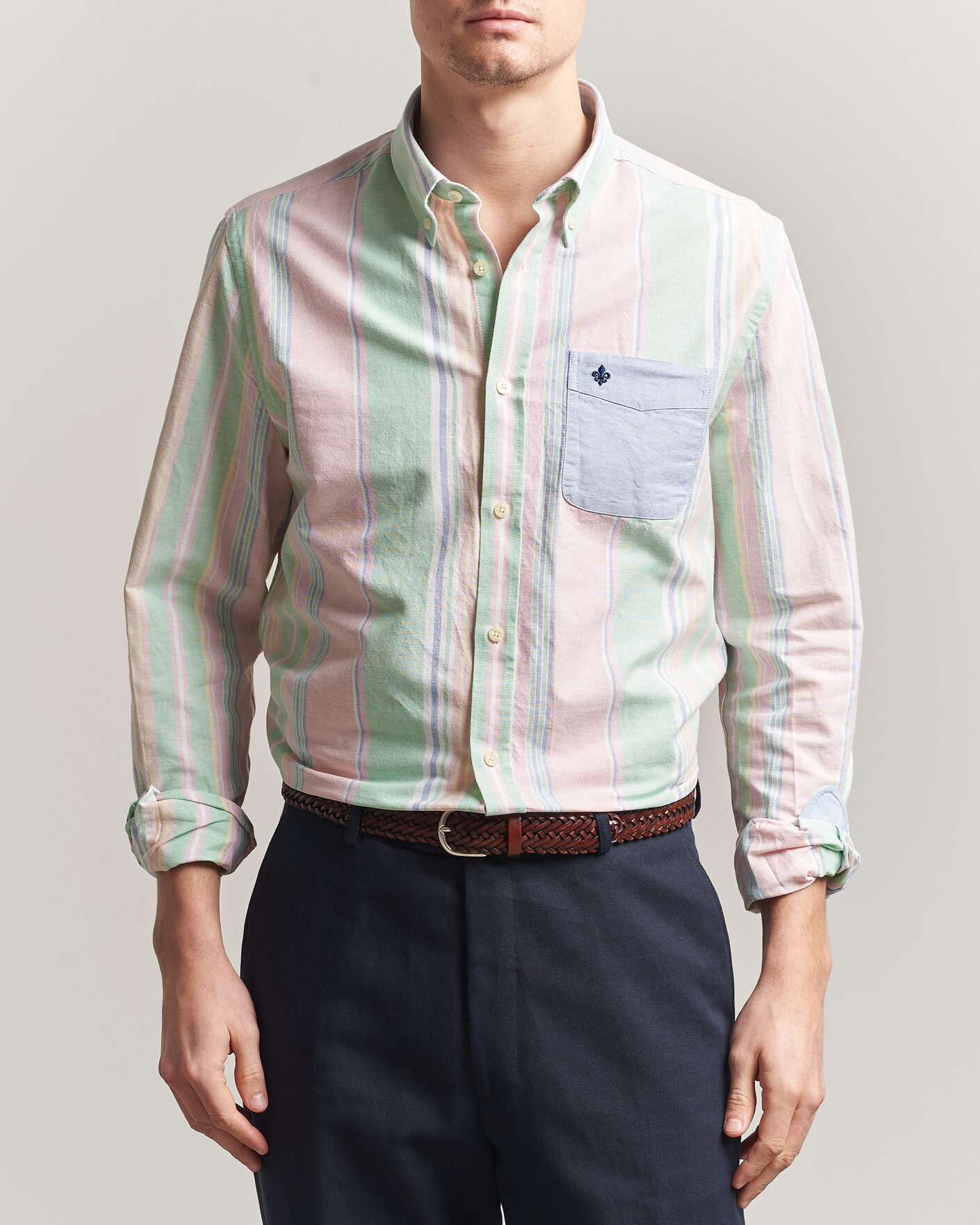 Hombres | Camisas | Morris | Happy Oxford Shirt Multi
