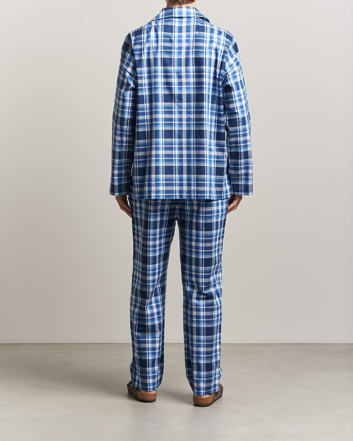 Hombres | Pijamas y batas | Polo Ralph Lauren | Cotton Checked Pyjama Set Blue Multi