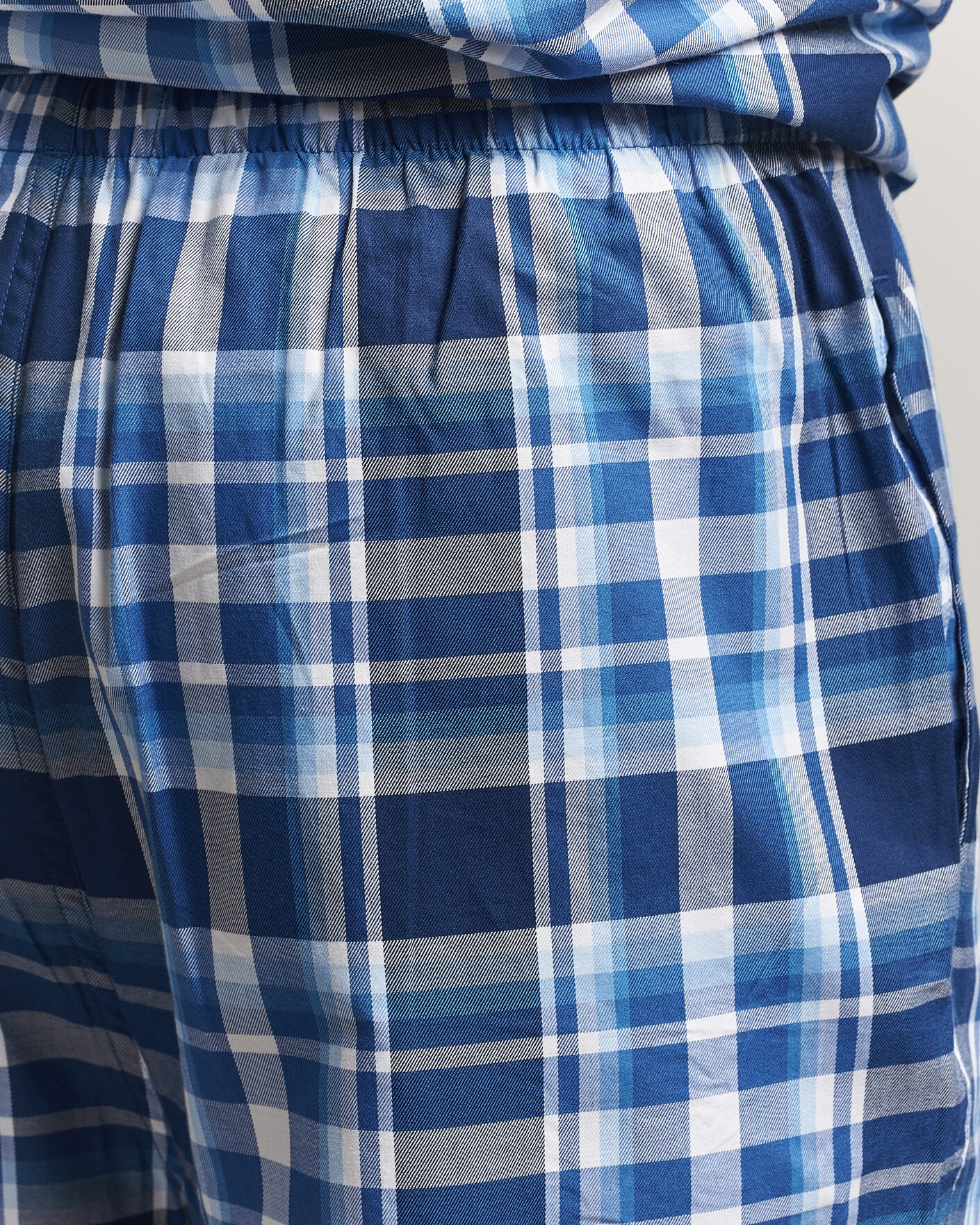 Hombres | Pijamas y batas | Polo Ralph Lauren | Cotton Checked Pyjama Set Blue Multi