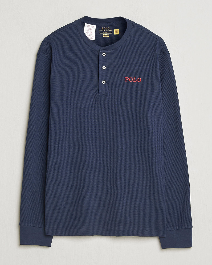 Hombres | Pijamas y batas | Polo Ralph Lauren | Waffle Henley Loungewear Cruise Navy