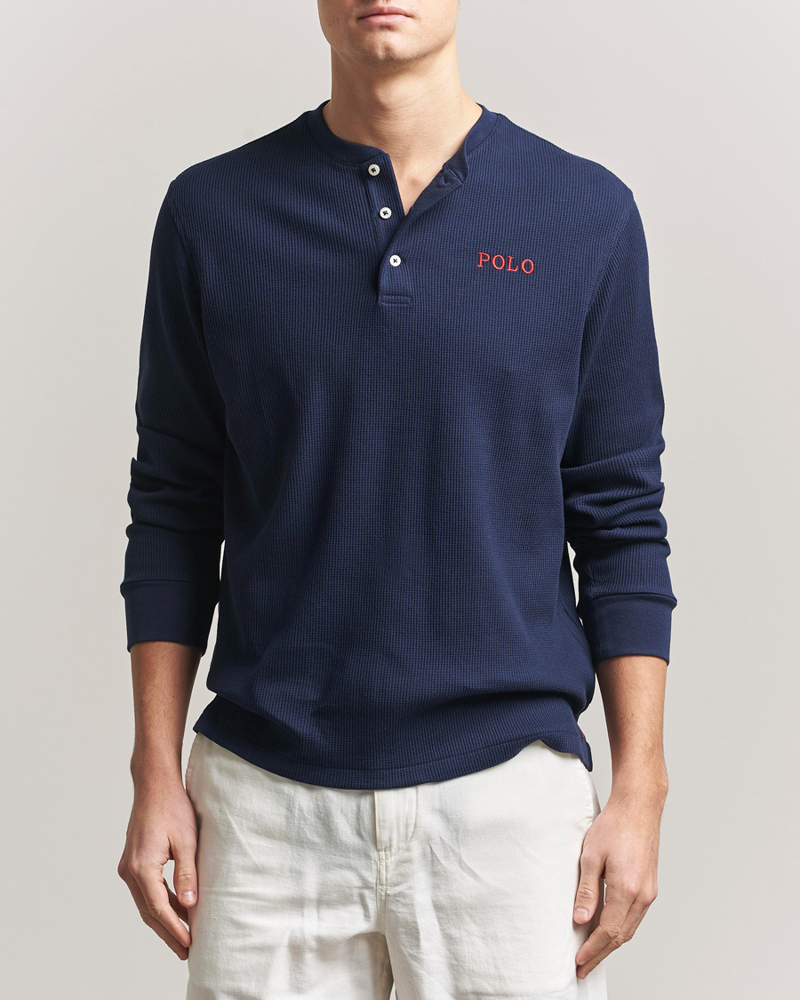 Hombres | Pijamas y batas | Polo Ralph Lauren | Waffle Henley Loungewear Cruise Navy