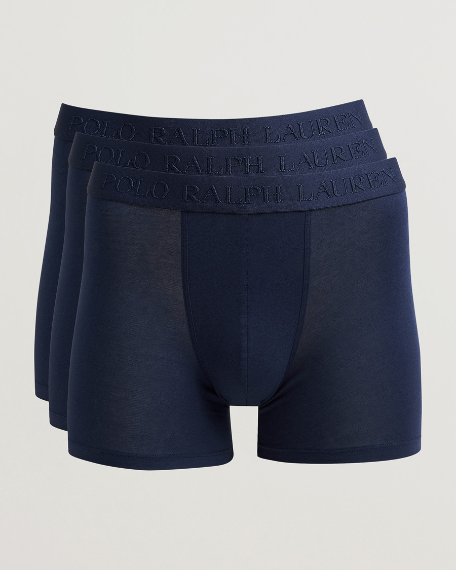 Hombres | Ropa interior y calcetines | Polo Ralph Lauren | 3-Pack Boxer Briefs Navy
