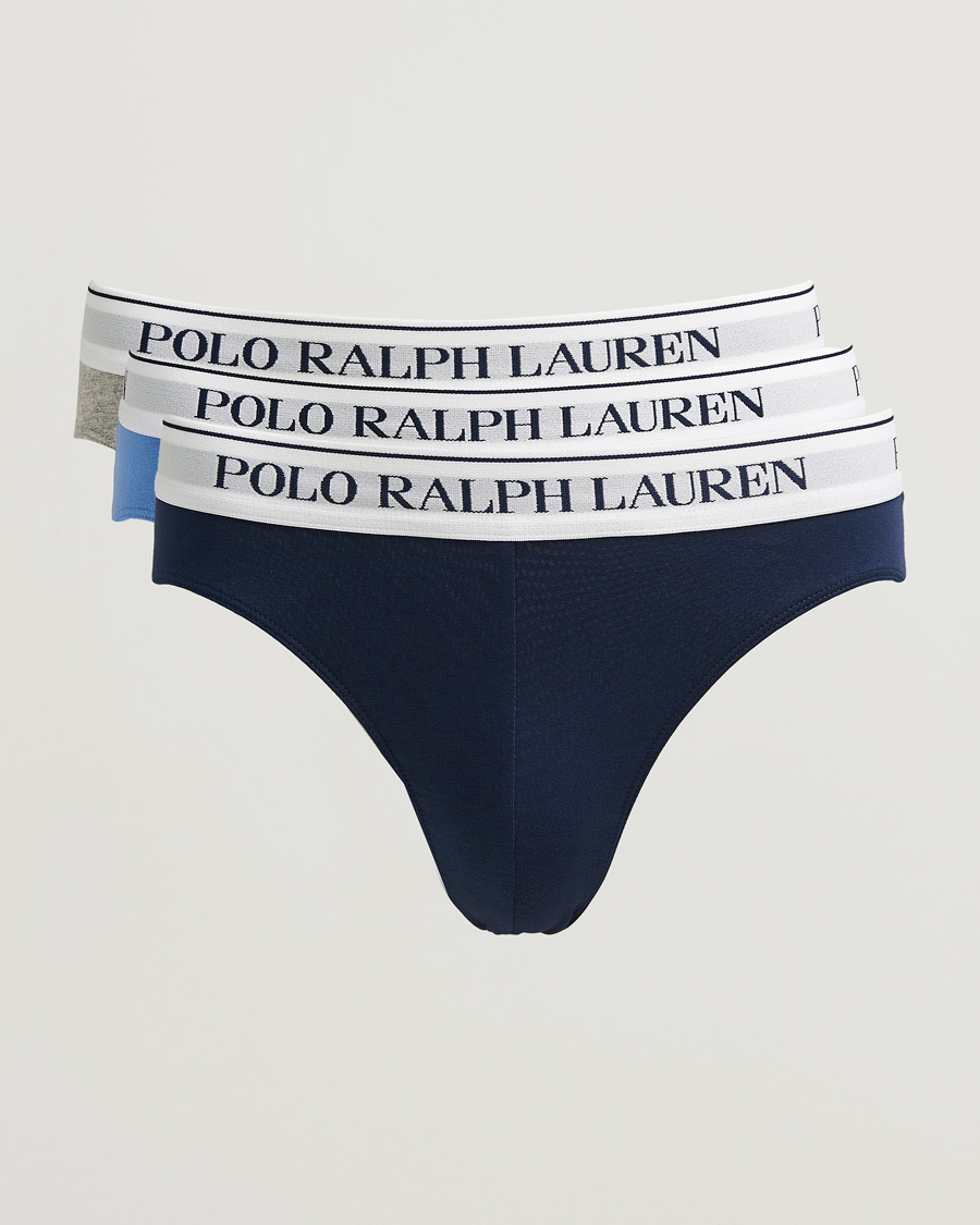 Hombres | Ropa interior y calcetines | Polo Ralph Lauren | 3-Pack Brief Navy/Harbour Island/Andover