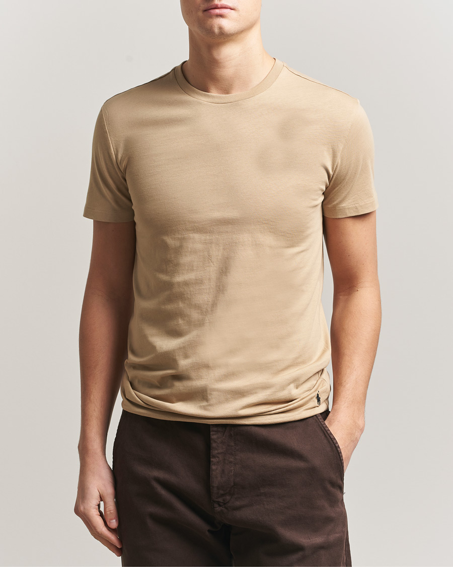 Hombres | Camisetas | Polo Ralph Lauren | 3-Pack Crew Neck T-Shirt Island/Khaki/Navy