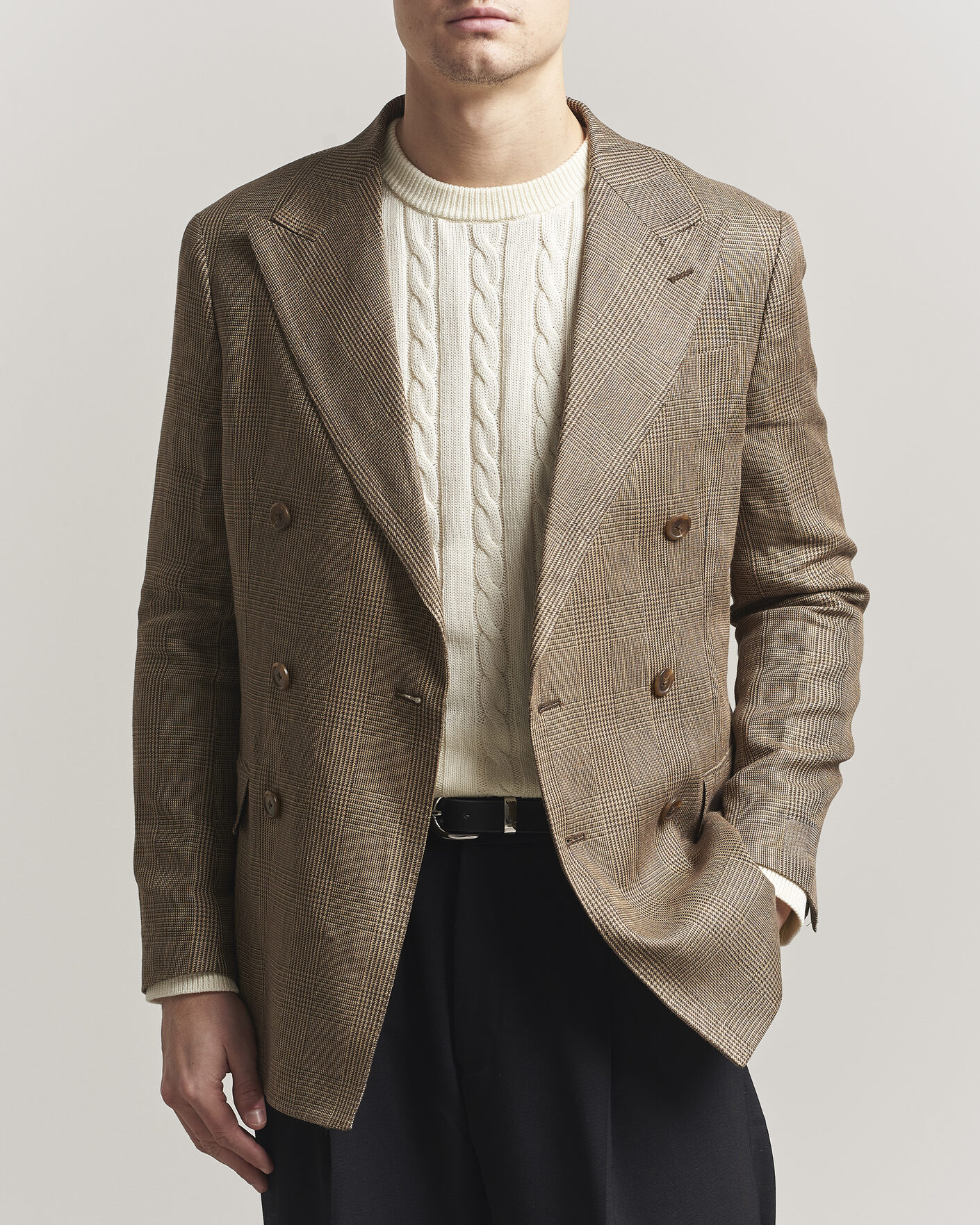 Hombres | Blazers | Polo Ralph Lauren | Mini Glenplaid DB Blazer Sage Multi