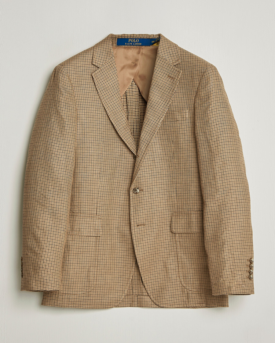 Hombres | Blazers | Polo Ralph Lauren | Mini Guncheck Blazer Camel Multi