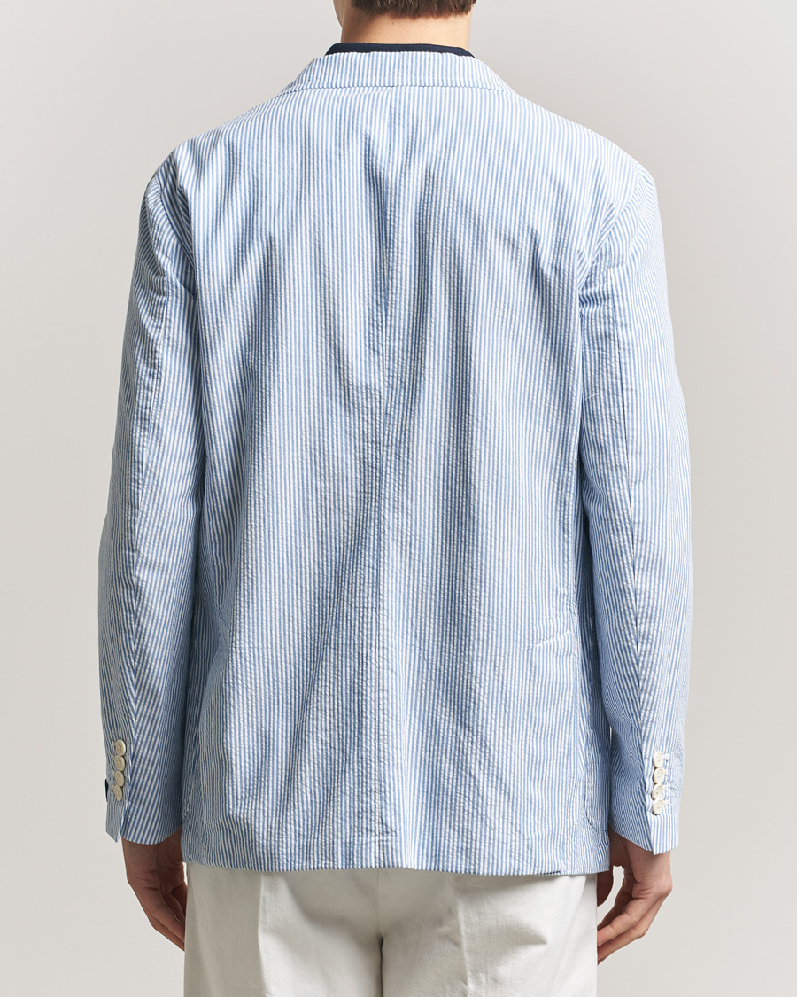 Hombres | Blazers | Polo Ralph Lauren | Seersucker Sportcoat Bright Blue/White