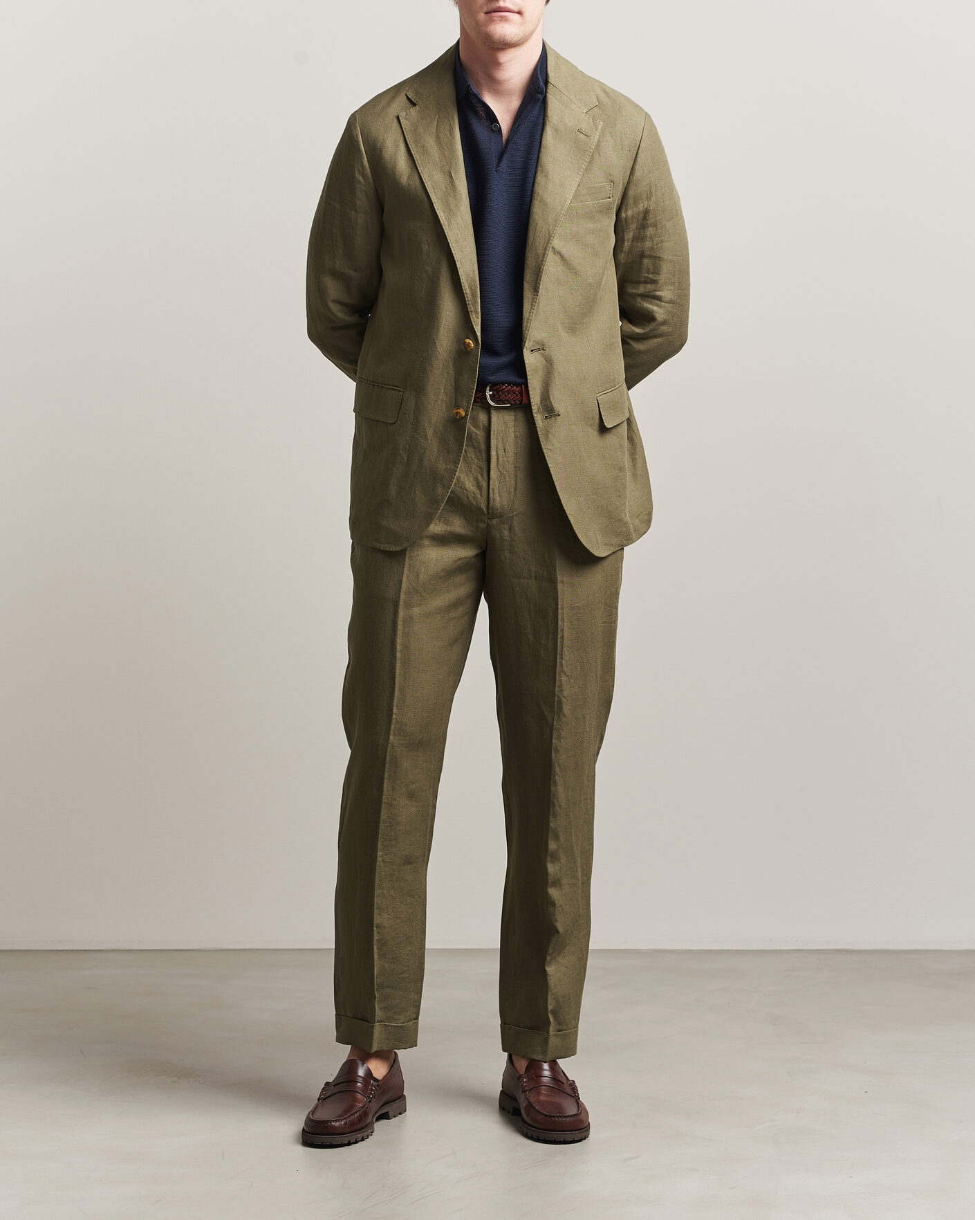 Hombres | Blazers | Polo Ralph Lauren | Linen Sportcoat Basic Olive
