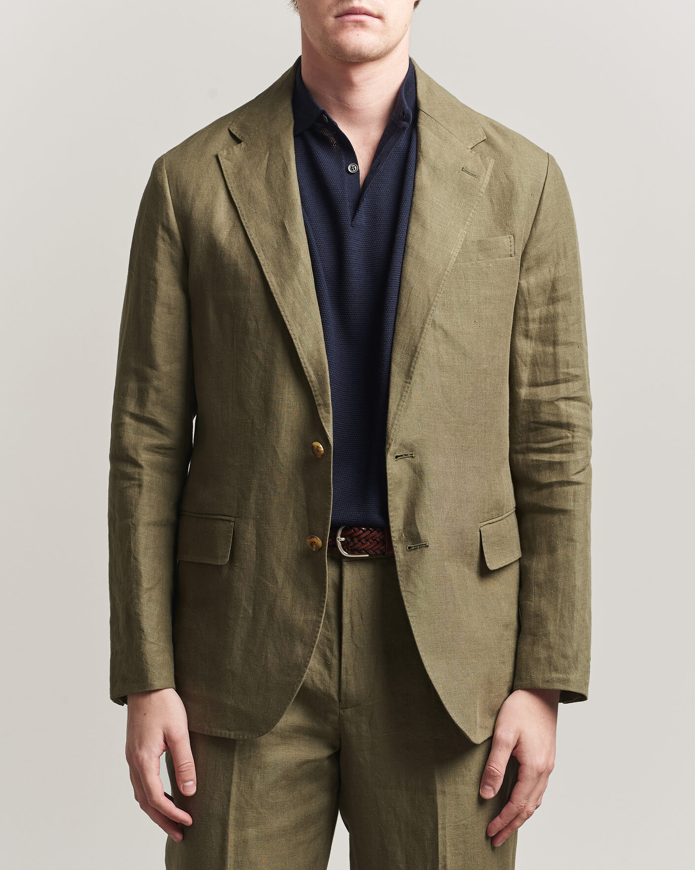 Hombres | Blazers | Polo Ralph Lauren | Linen Sportcoat Basic Olive