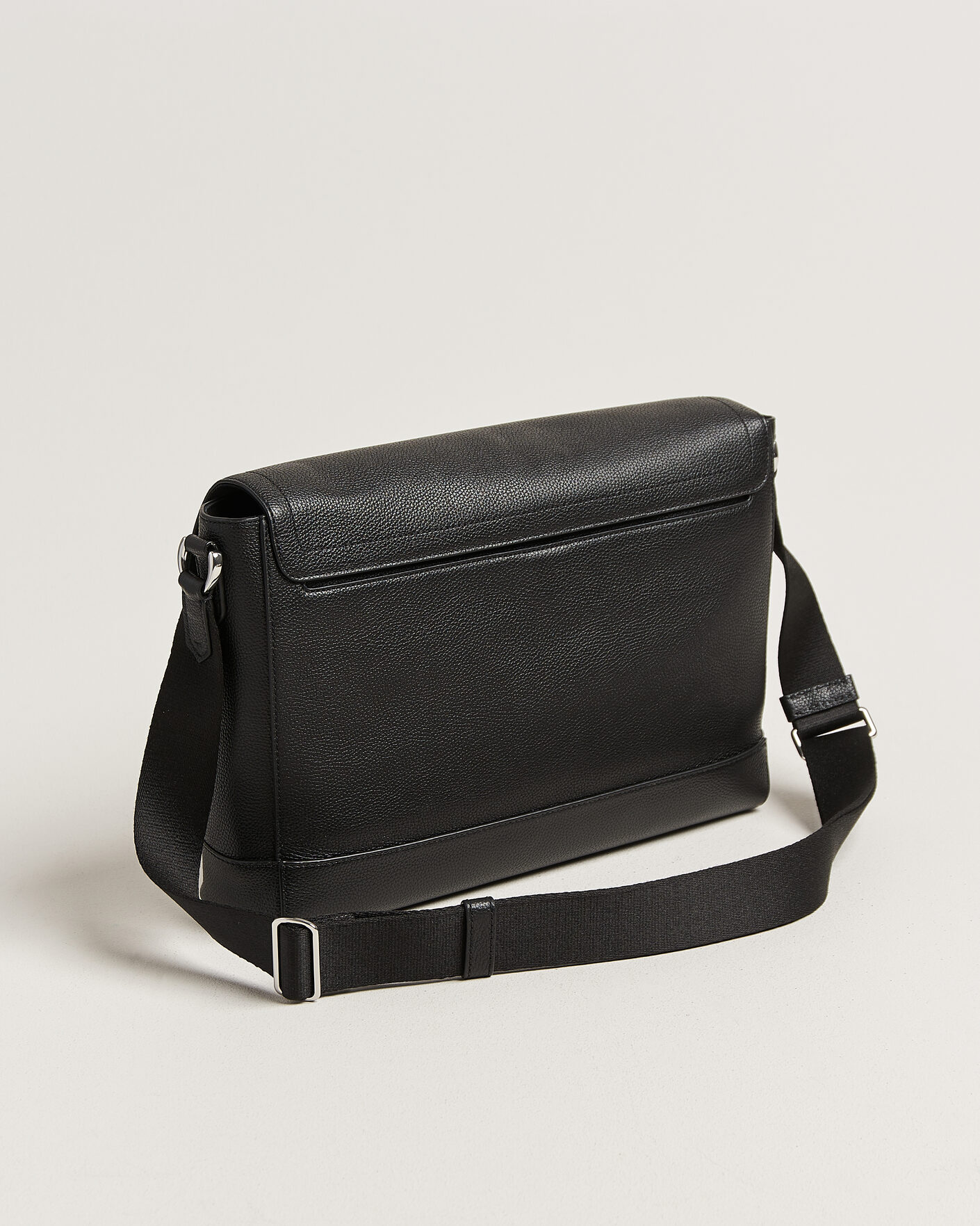 Hombres | Bolsos | Polo Ralph Lauren | Pebble Leather Messenger Bag Black