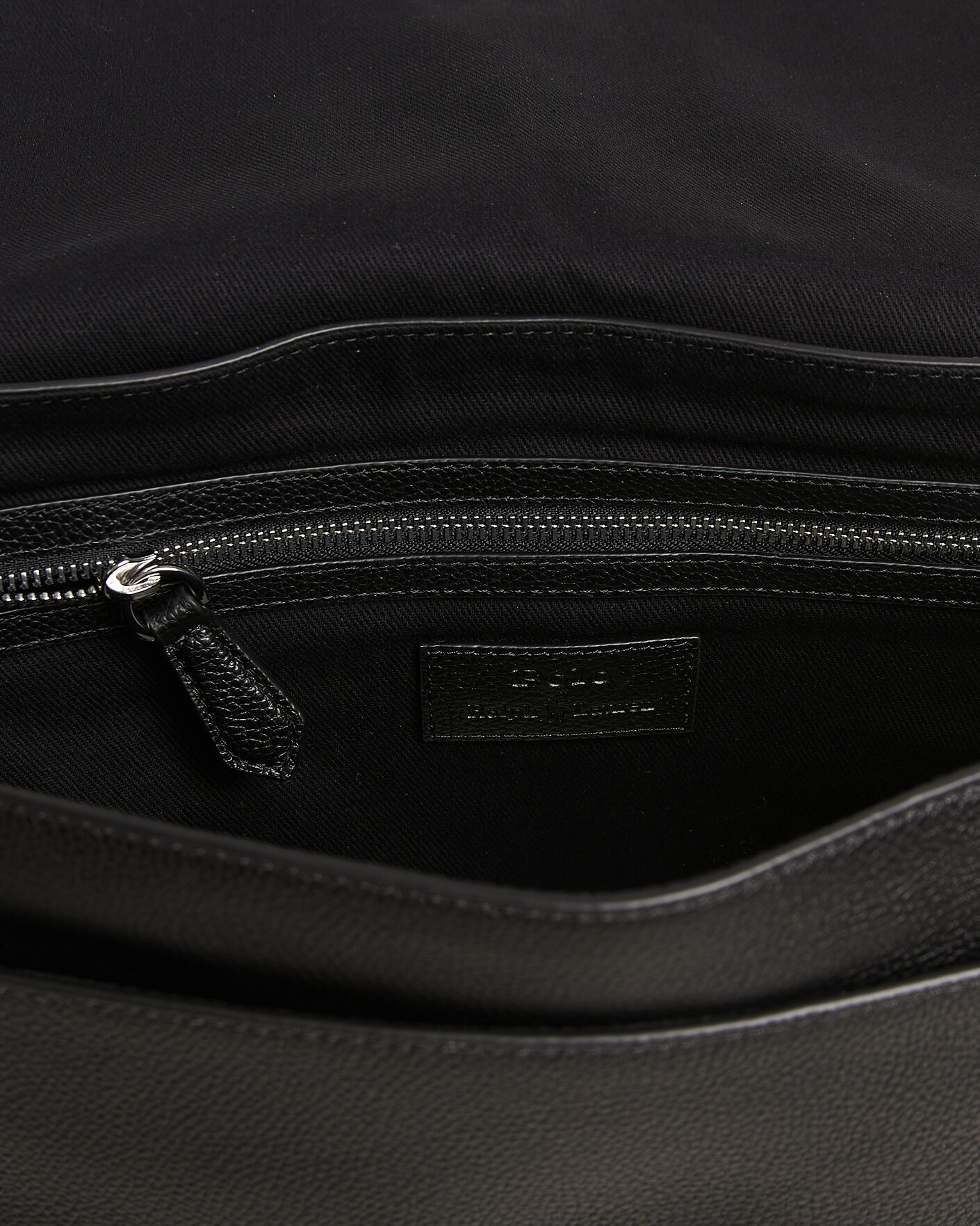Hombres | Bolsos | Polo Ralph Lauren | Pebble Leather Messenger Bag Black