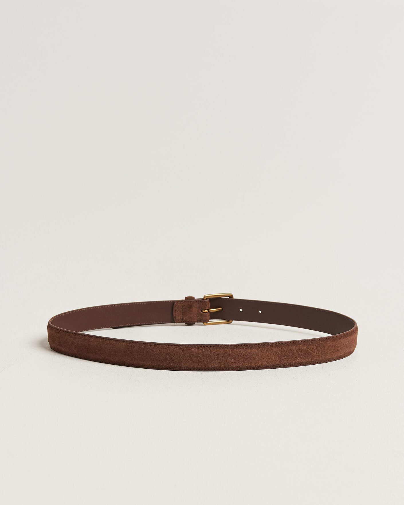 Hombres | Cinturones | Polo Ralph Lauren | Suede Belt Dark Brown