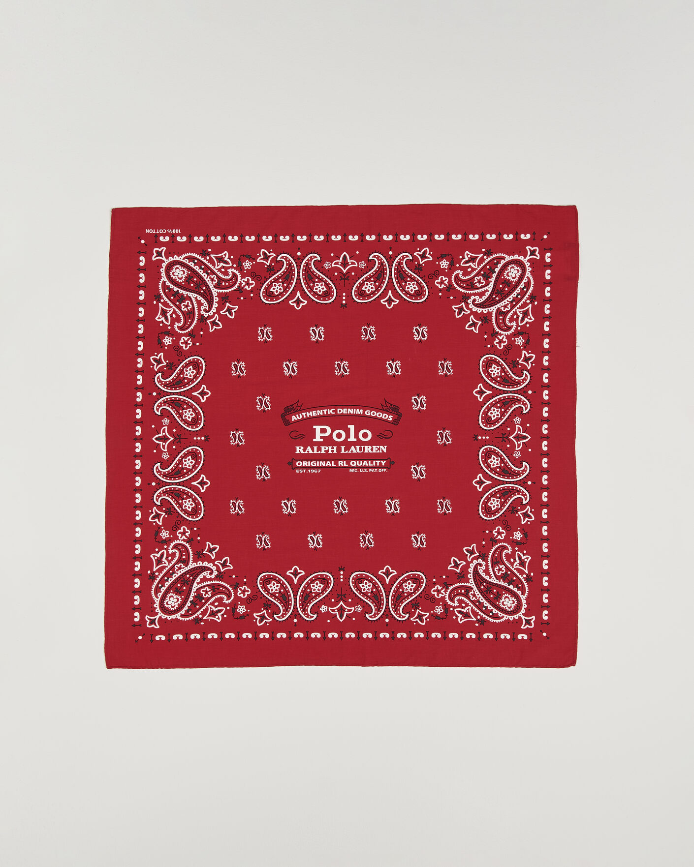 Hombres | Bufandas elegantes | Polo Ralph Lauren | Cotton Printed Bandana Red/White