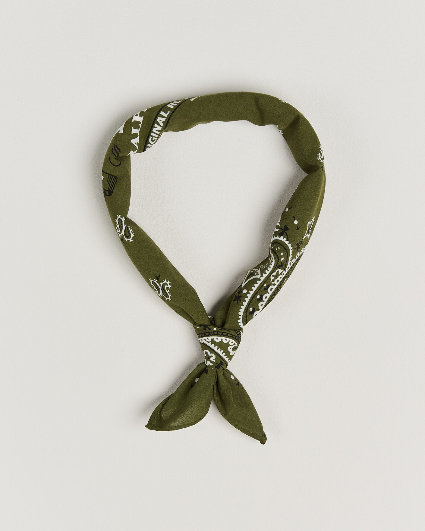 Hombres | Bufandas elegantes | Polo Ralph Lauren | Cotton Printed Bandana Supply Olive
