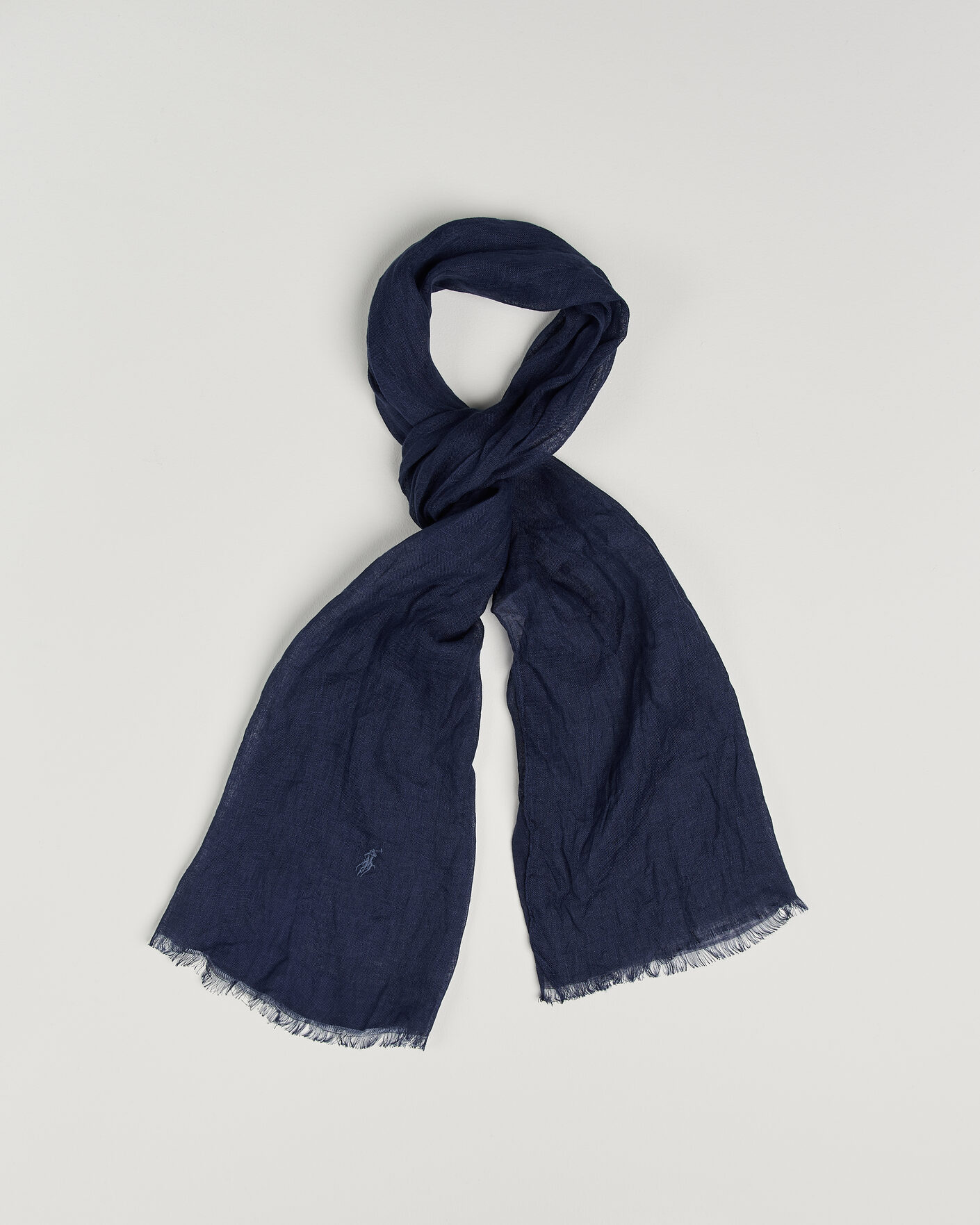 Hombres | Bufandas elegantes | Polo Ralph Lauren | Linen Scarf Newport Navy