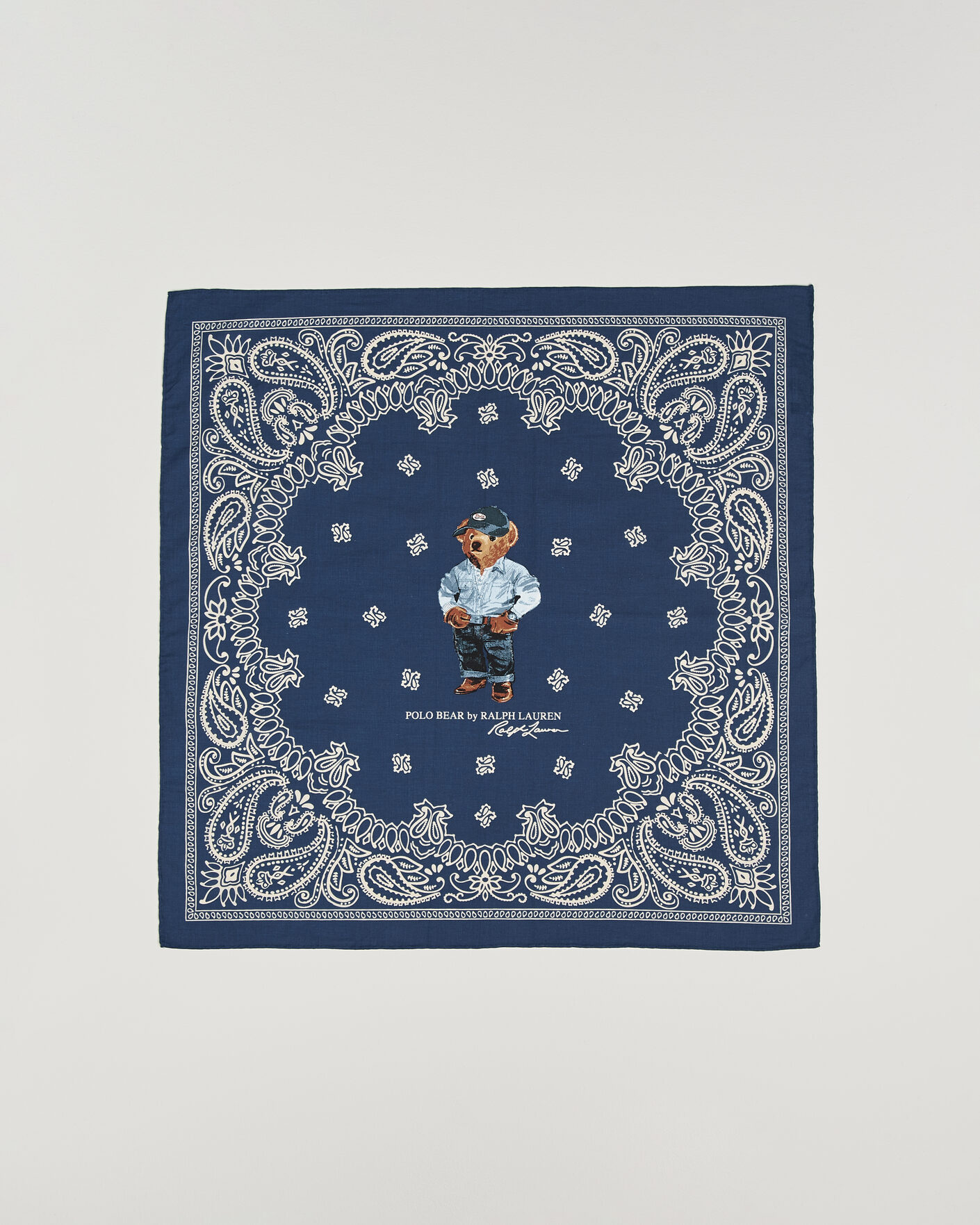 Hombres | Bufandas elegantes | Polo Ralph Lauren | Printed Bear Scarf Navy Multi
