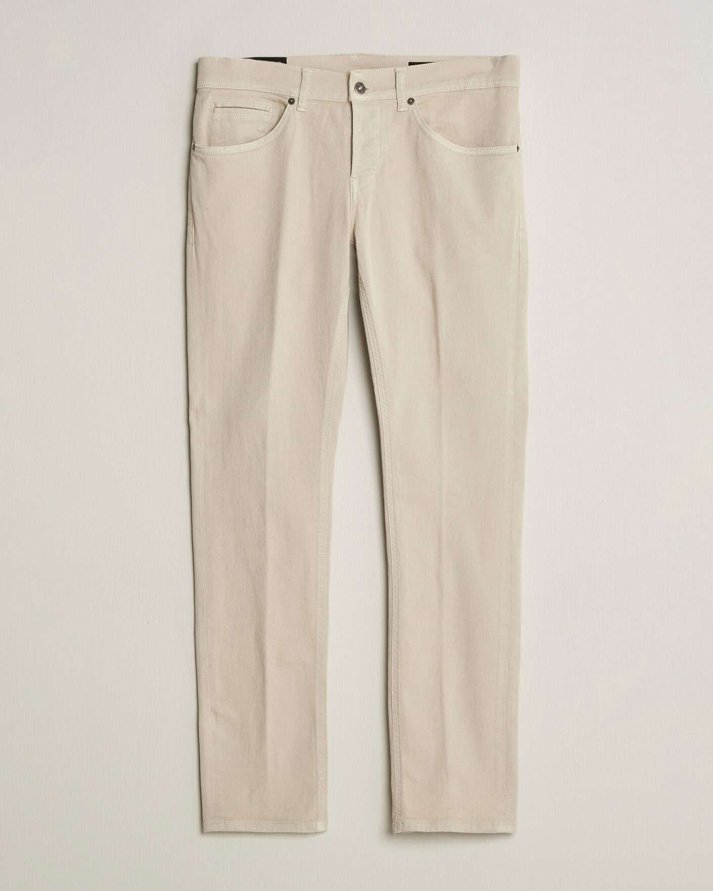 Hombres | Pantalones | Dondup | George Bullstretch 5-Pocket Pants Beige