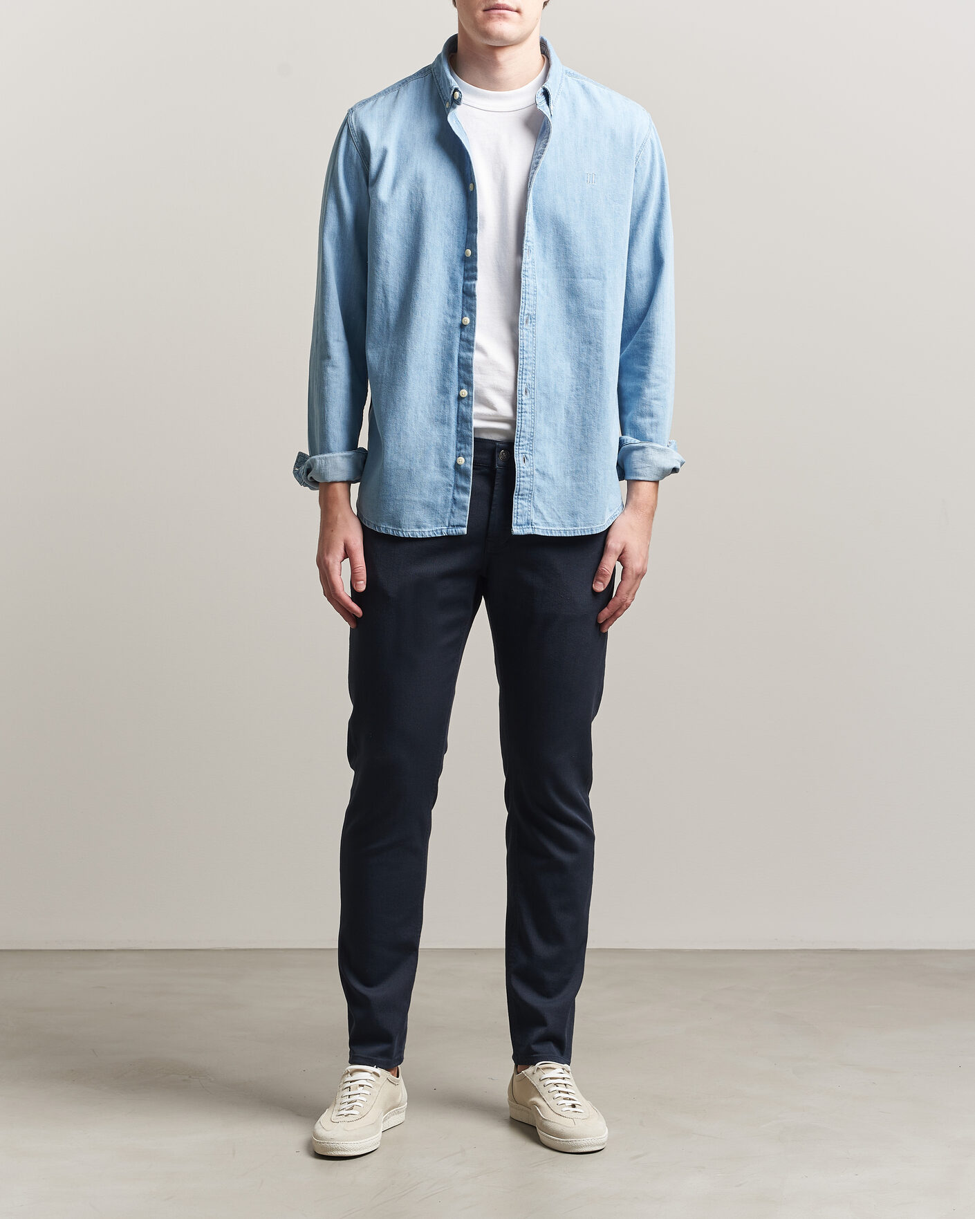 Hombres | Pantalones | Dondup | George Bullstretch 5-Pocket Pants Navy