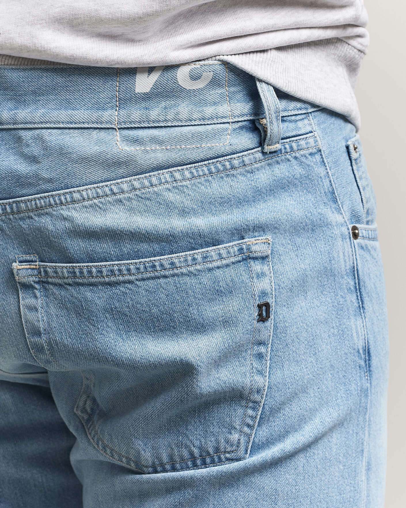 Hombres | Pantalones | Dondup | Icon Regular Fit Jeans Light Blue