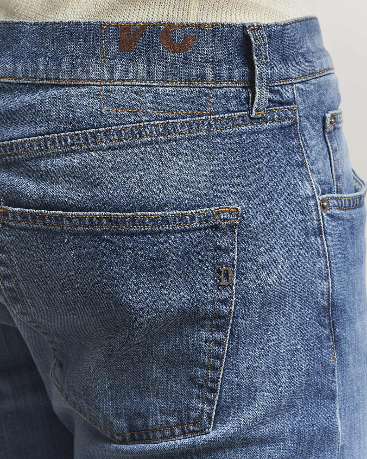 Hombres | Pantalones | Dondup | Icon Regular Fit Jeans Medium Blue