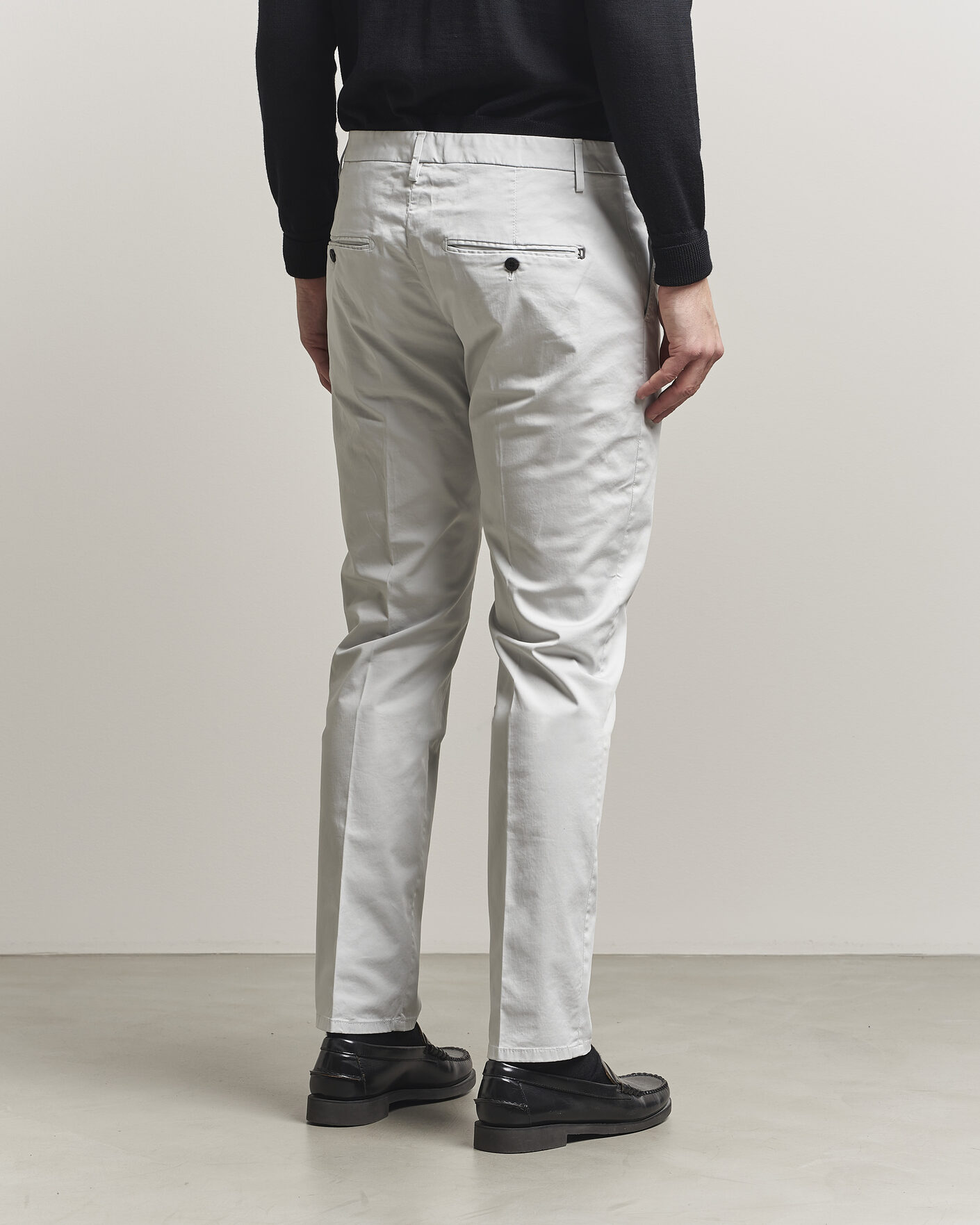 Hombres | Pantalones | Dondup | Spiritisimo Cotton Chinos Light Grey