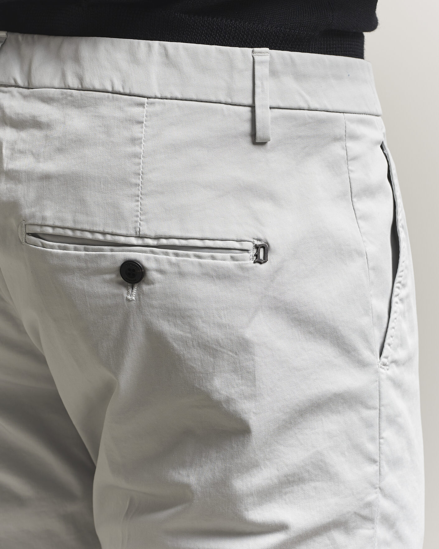 Hombres | Pantalones | Dondup | Spiritisimo Cotton Chinos Light Grey