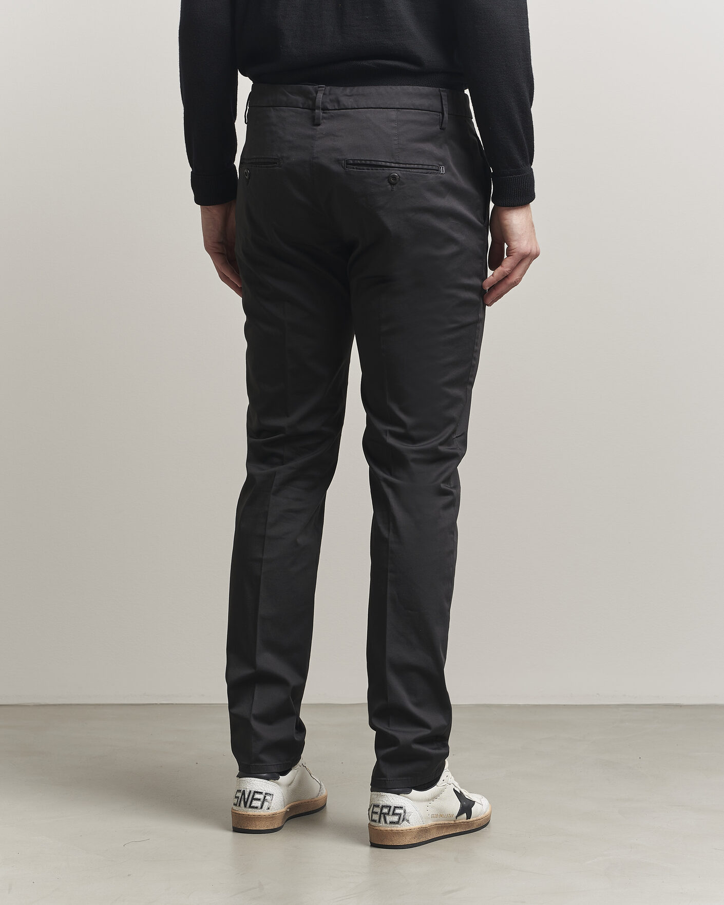Hombres | Pantalones | Dondup | Spiritisimo Cotton Chinos Black