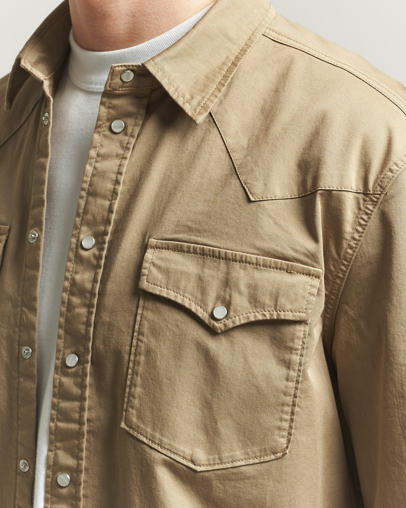 Hombres | Camisas | Dondup | Regular Fit Shirt Beige