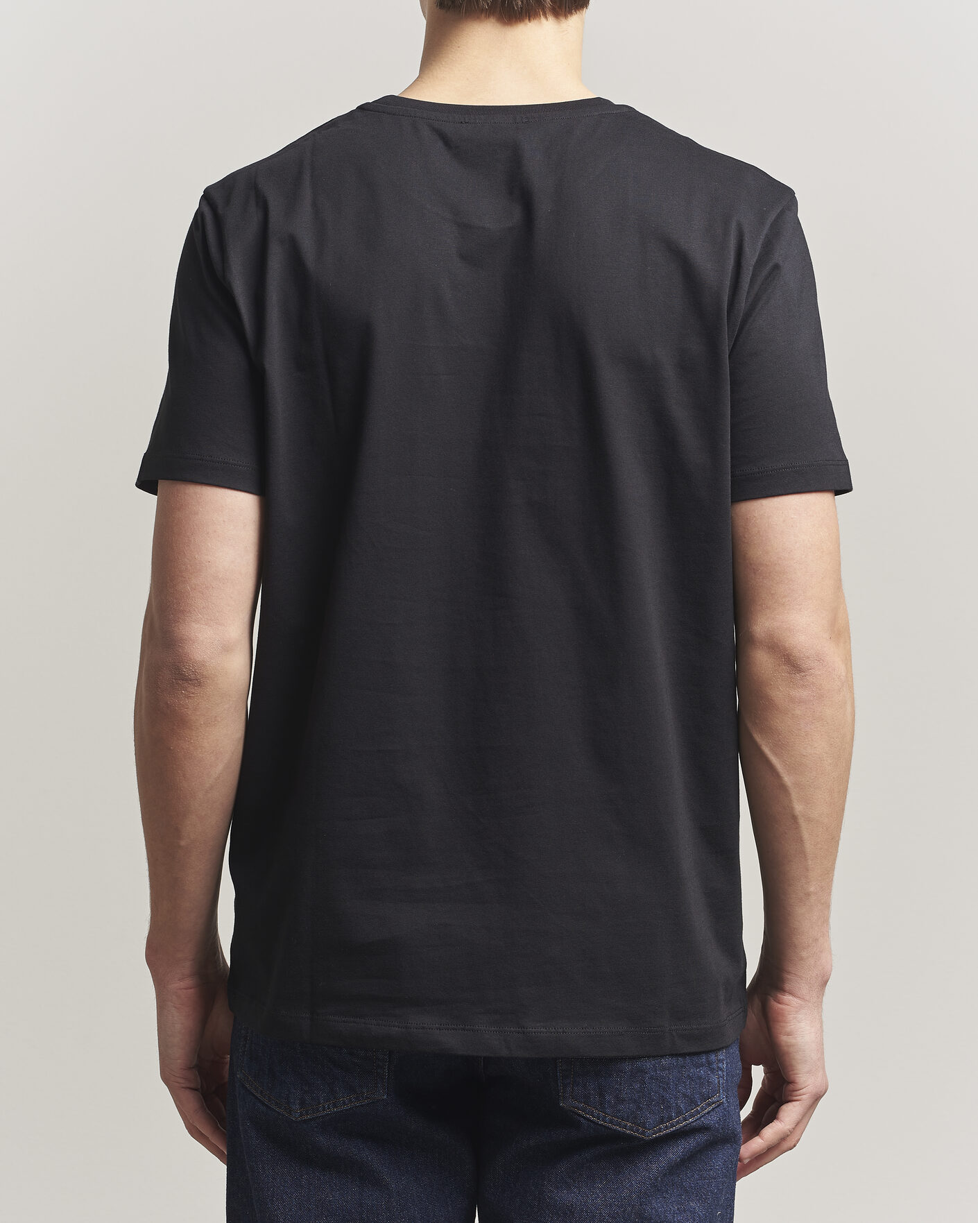 Hombres | Camisetas | Dondup | Logo Crew Neck T-Shirt Black