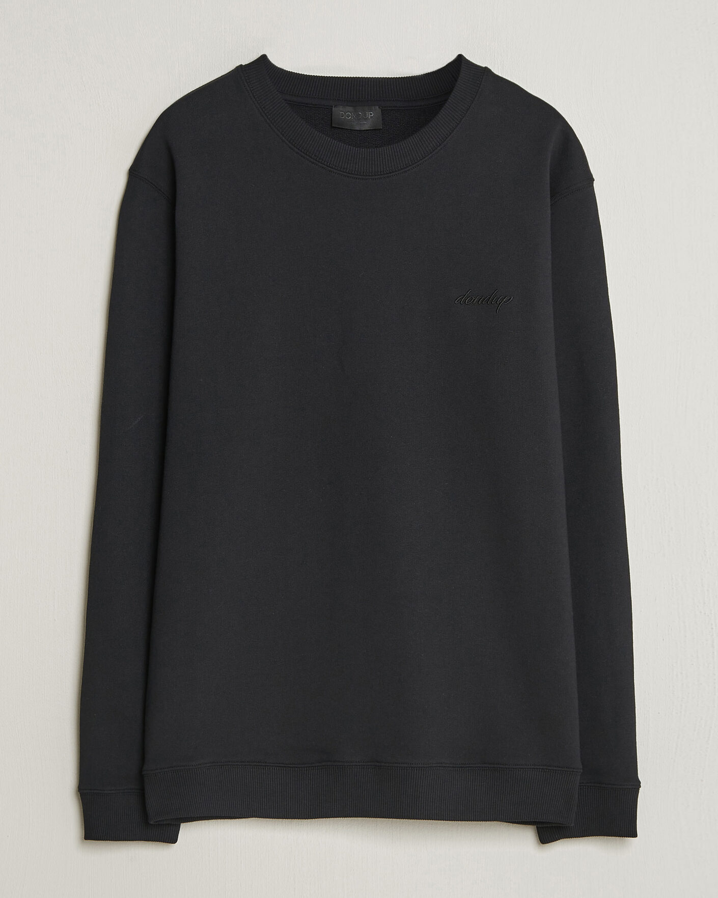 Hombres | Jerséis y prendas de punto | Dondup | Logo Crew Neck Sweatshirt Black